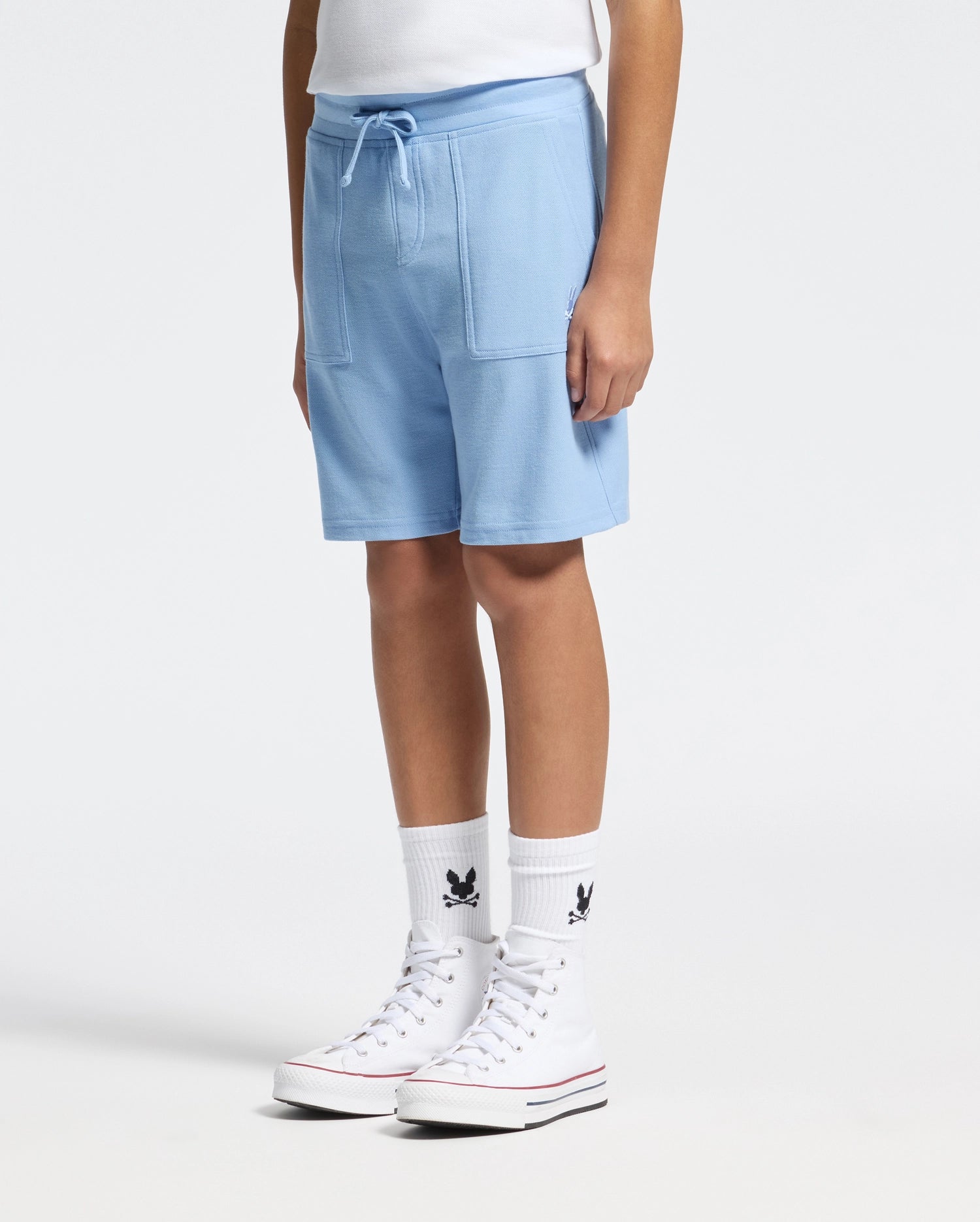 KIDS TAYLOR LIGHT PIQUE SWEATSHORT - B0R344F200 - Image 4