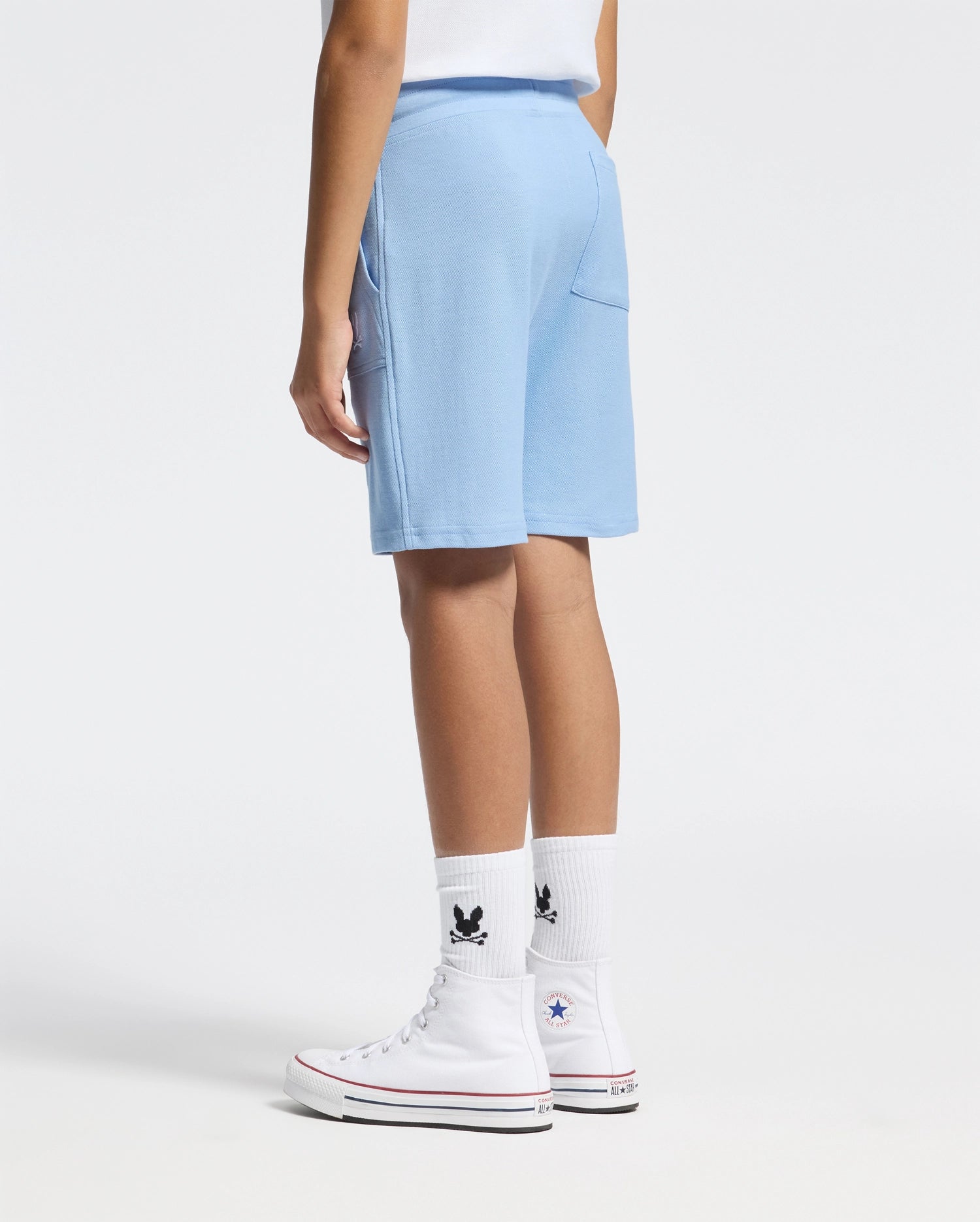 KIDS TAYLOR LIGHT PIQUE SWEATSHORT - B0R344F200 - Image 5