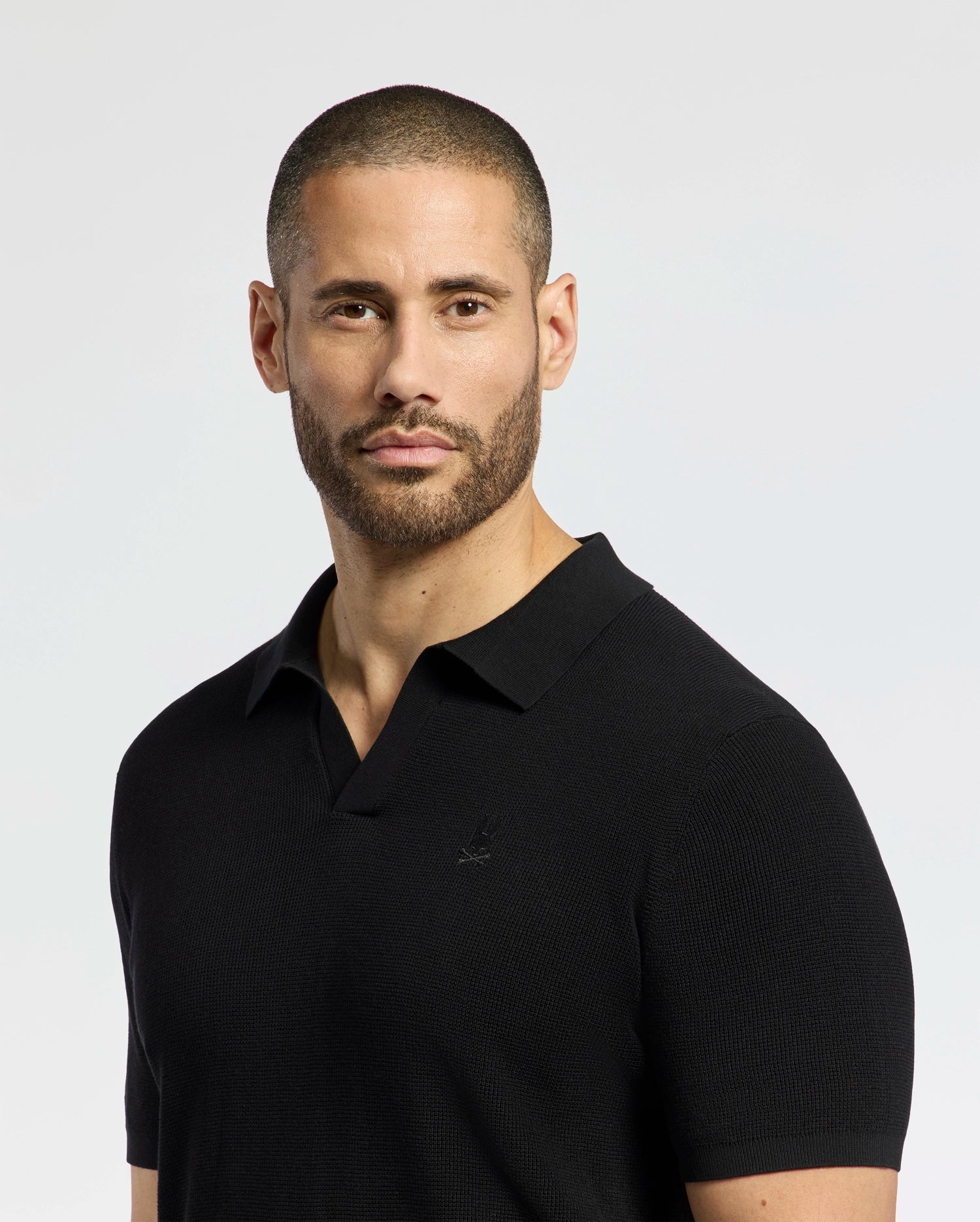 MENS LEETON KNIT POLO SHIRT - B6E562F200 - Image 2