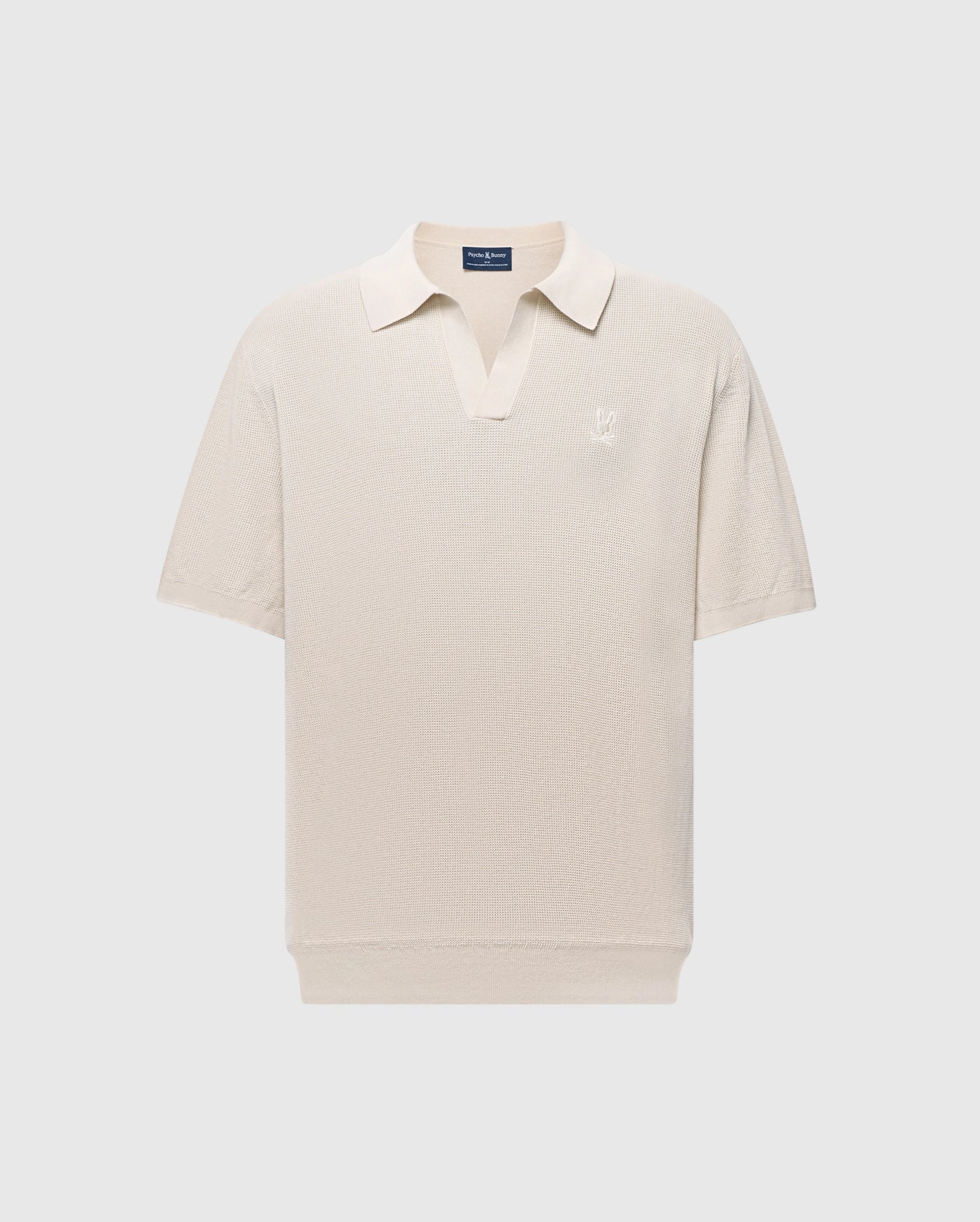 MENS LEETON KNIT POLO SHIRT - B6E562F200 - Image 4