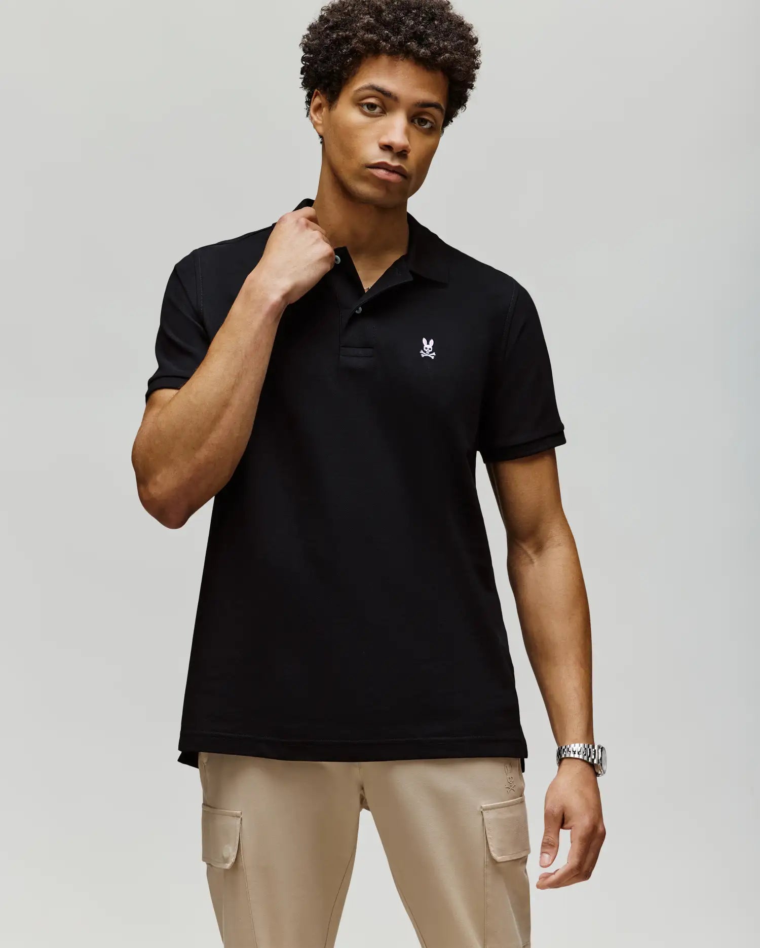 MENS CLASSIC PIQUE POLO SHIRT - B6K001ARPC - Image 4
