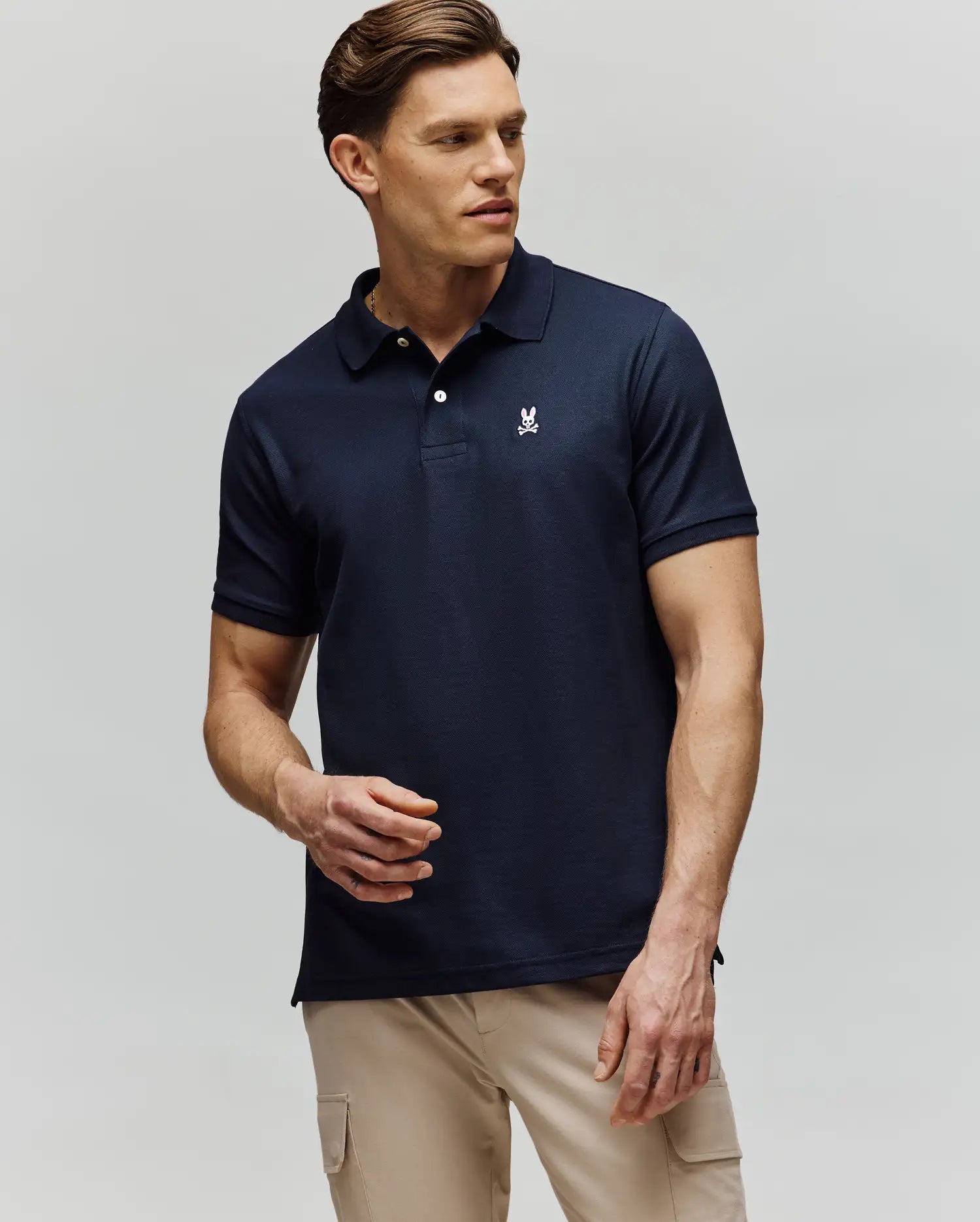 MENS CLASSIC PIQUE POLO SHIRT - B6K001ARPC - Image 2