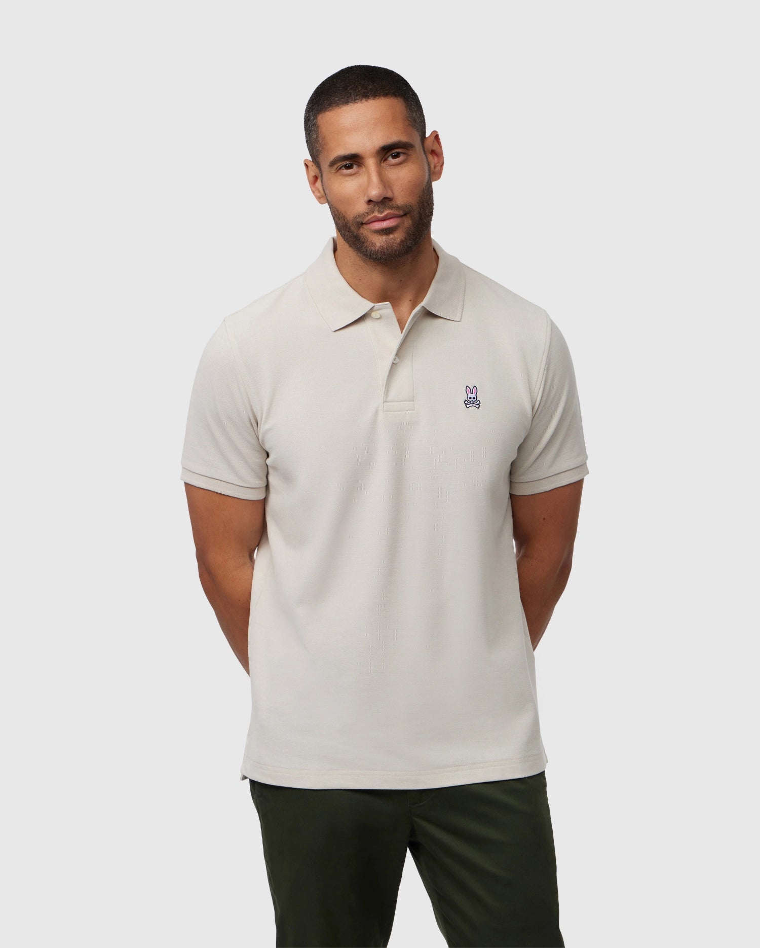 MENS CLASSIC PIQUE POLO SHIRT - B6K001B200 - Image 2