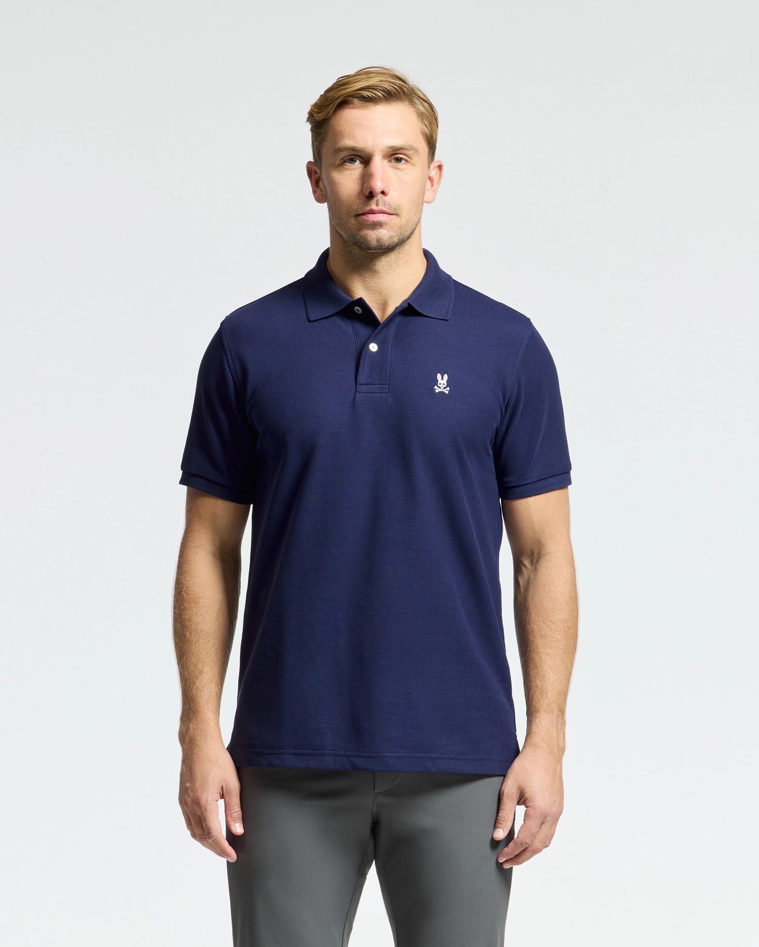 MENS CLASSIC PIQUE POLO SHIRT - B6K001CRPC - Image 2