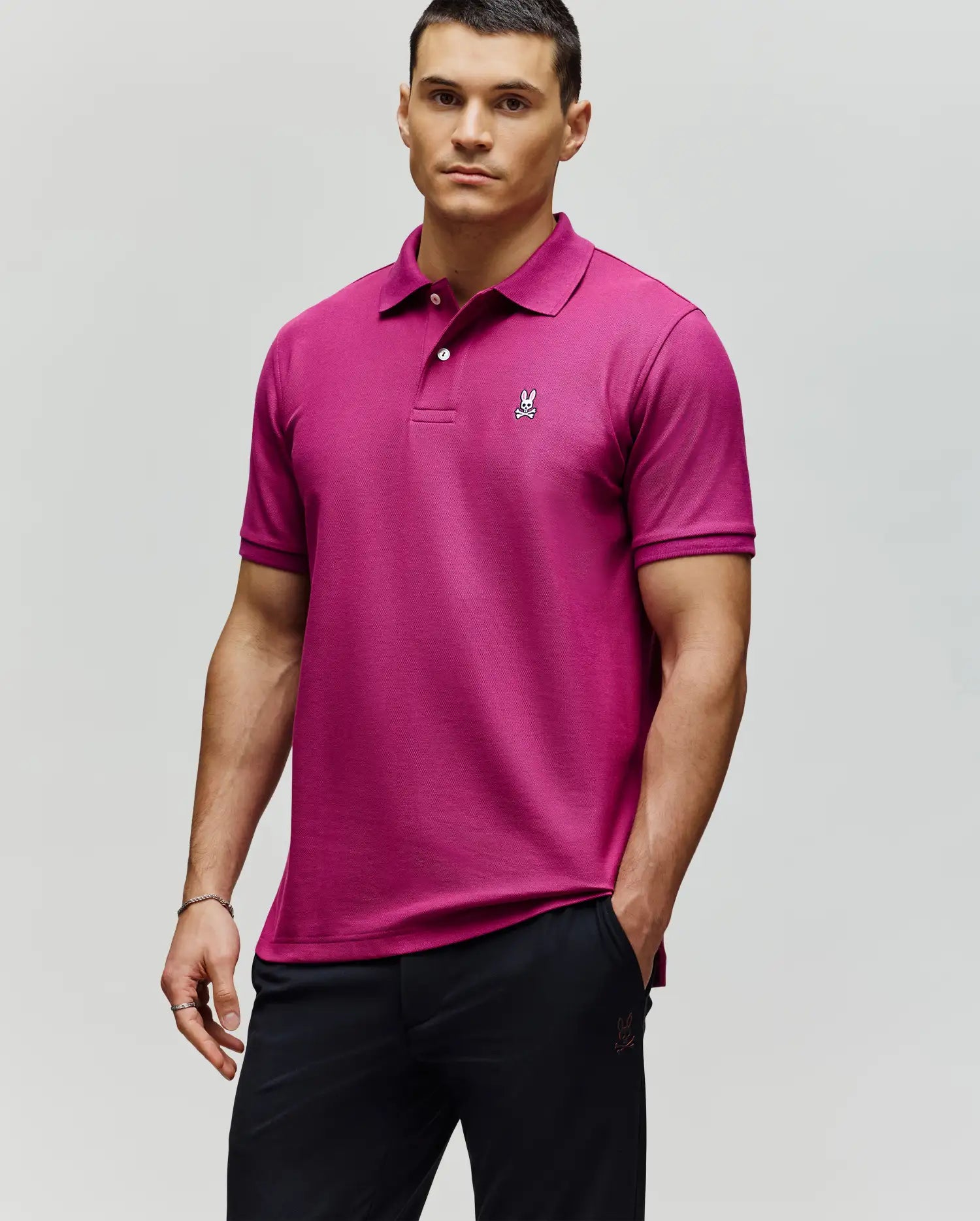 MENS CLASSIC PIQUE POLO SHIRT - B6K001F200 - Image 2