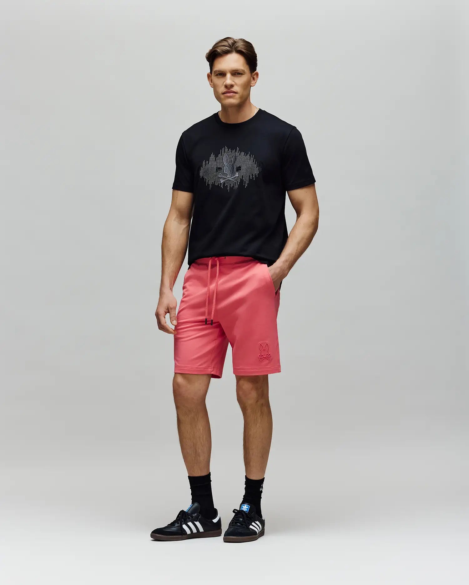 MENS LEVANZO FRENCH TERRY SWEATSHORT - B6R578F200 - Image 4