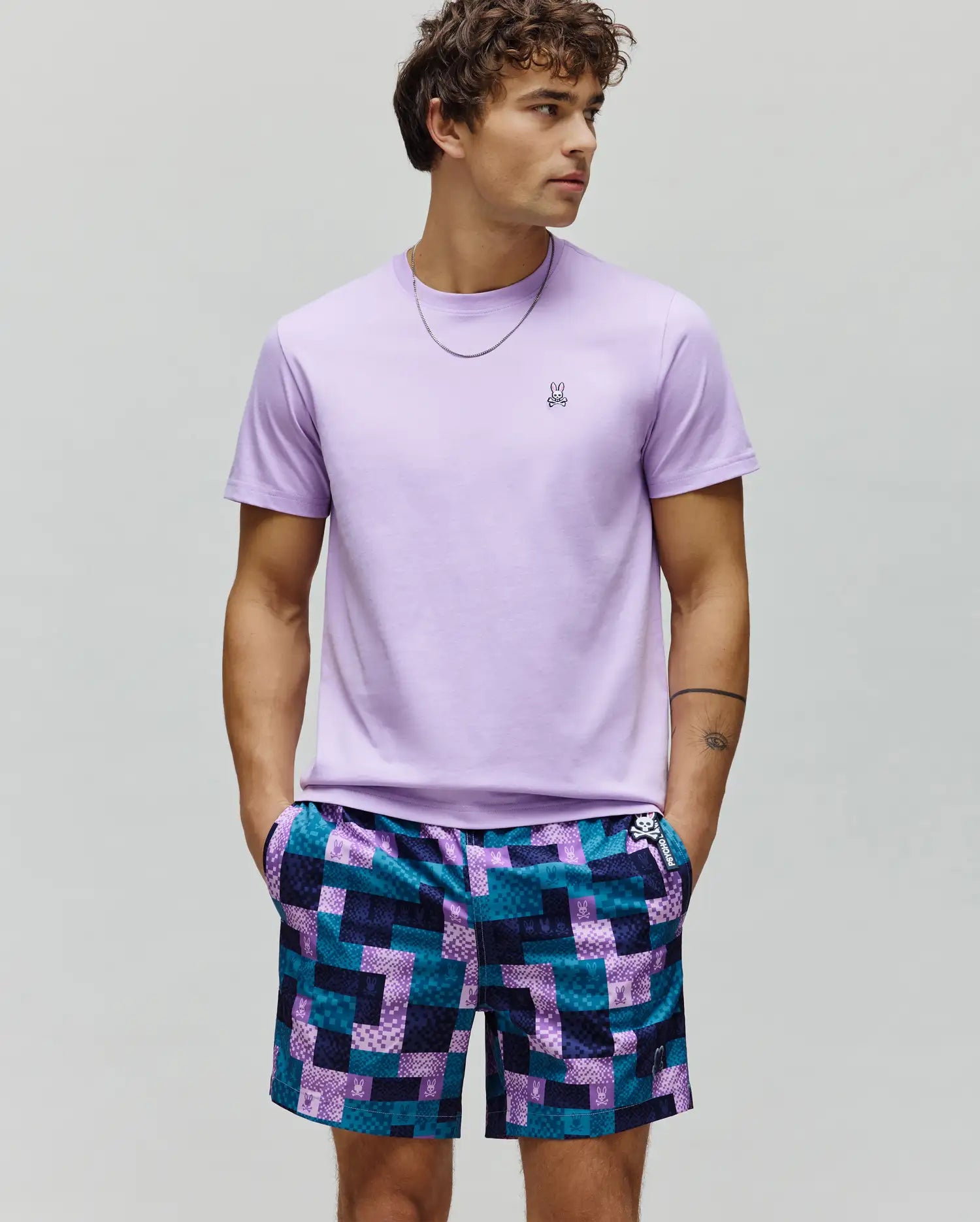 MENS CLASSIC CREW NECK TEE - B6U014F200 - Image 2