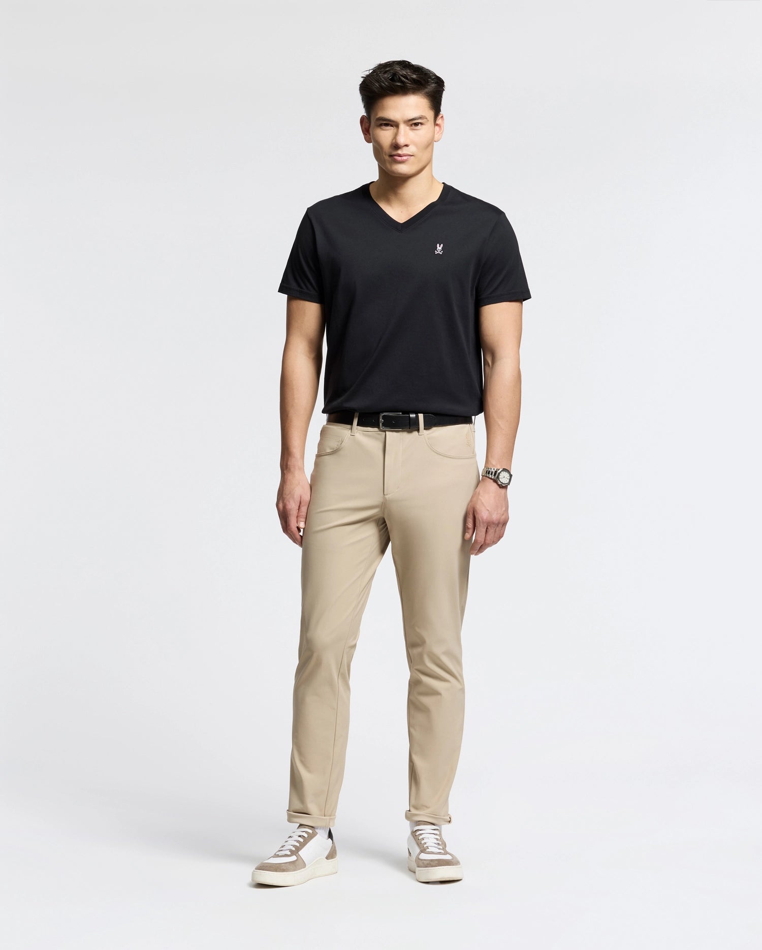 MENS CLASSIC V NECK TEE - B6U100ARPC - Image 7