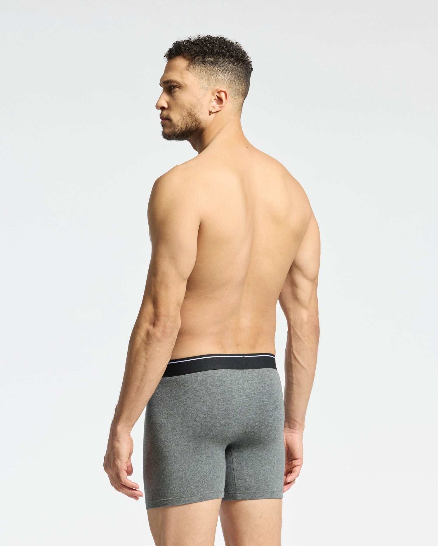 MENS SOLID KNIT 2 PACK BOXER BRIEF - B6V906ARCM - Image 3