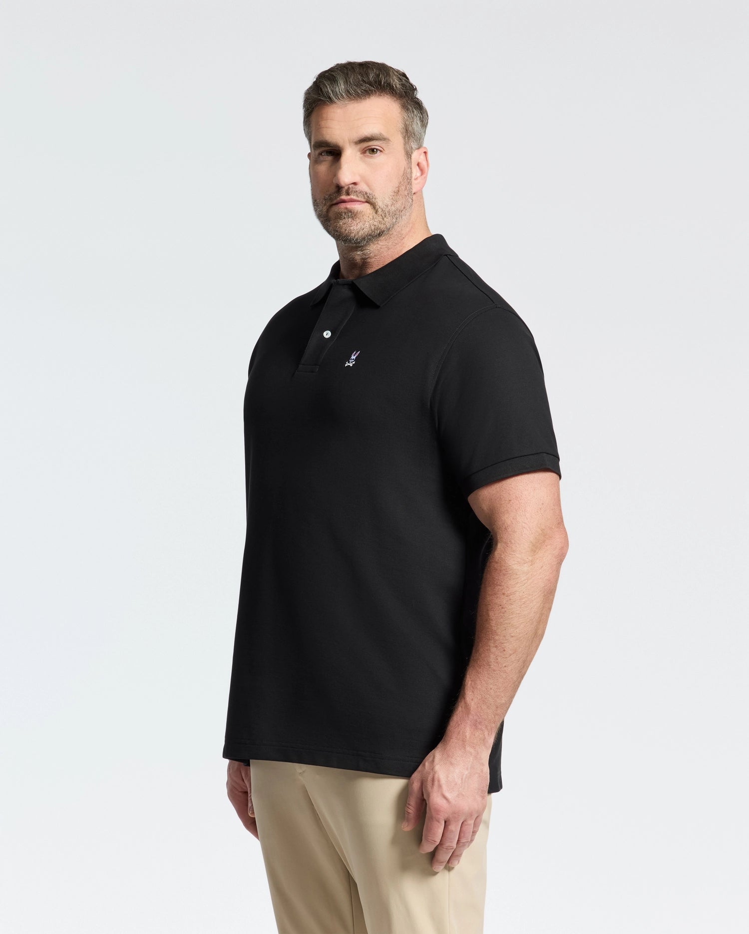 MENS BIG AND TALL CLASSIC PIQUE POLO SHIRT - B9K001ARPC - Image 4