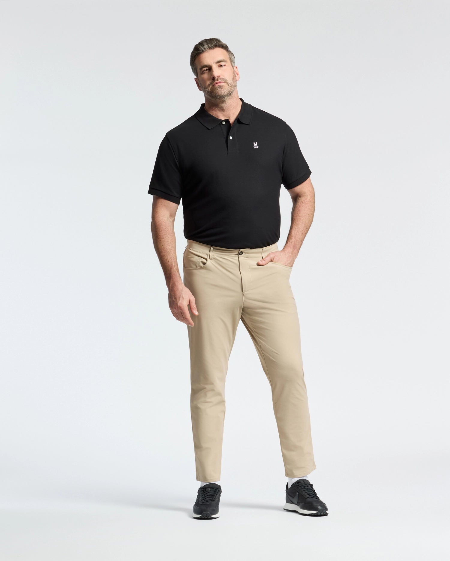 MENS BIG AND TALL CLASSIC PIQUE POLO SHIRT - B9K001ARPC - Image 6