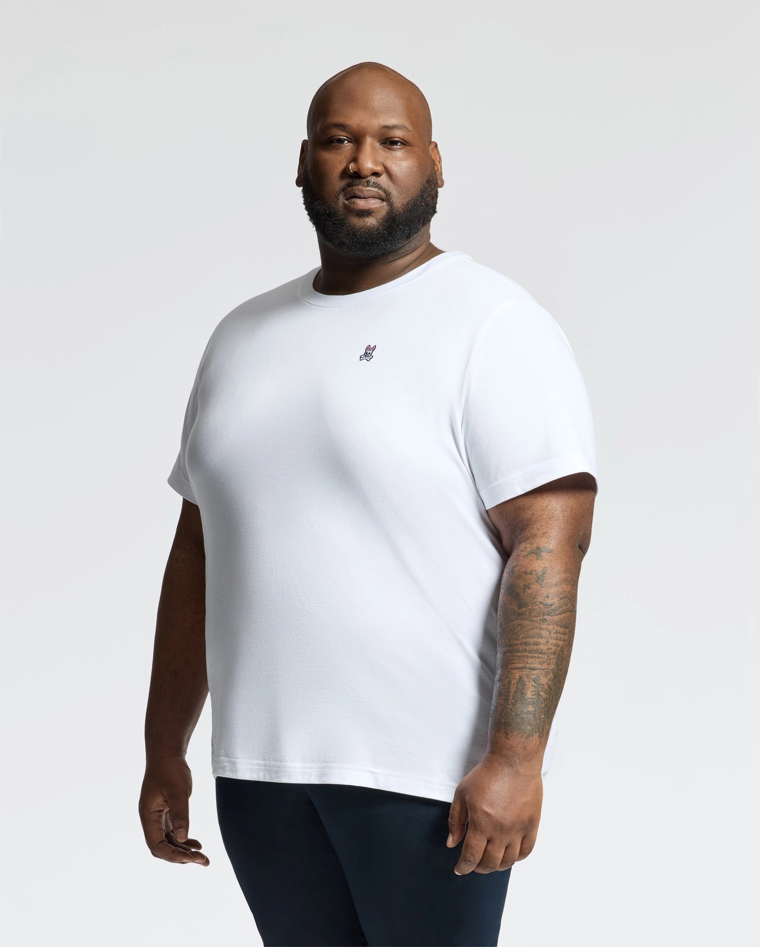 MENS BIG AND TALL CLASSIC CREW NECK TEE - B9U014CRPC - Image 5