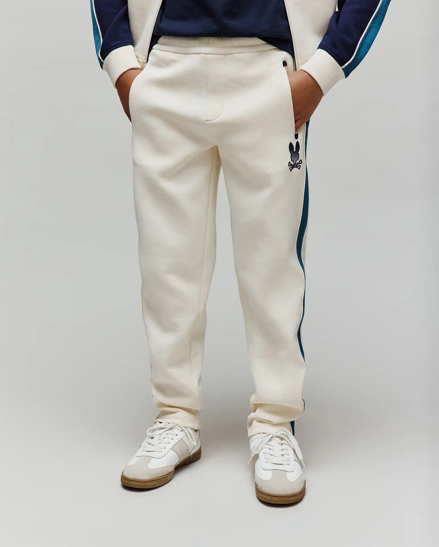 KIDS CASPIAN CONTRAST STRIPE TRACK PANT - KB0800023
