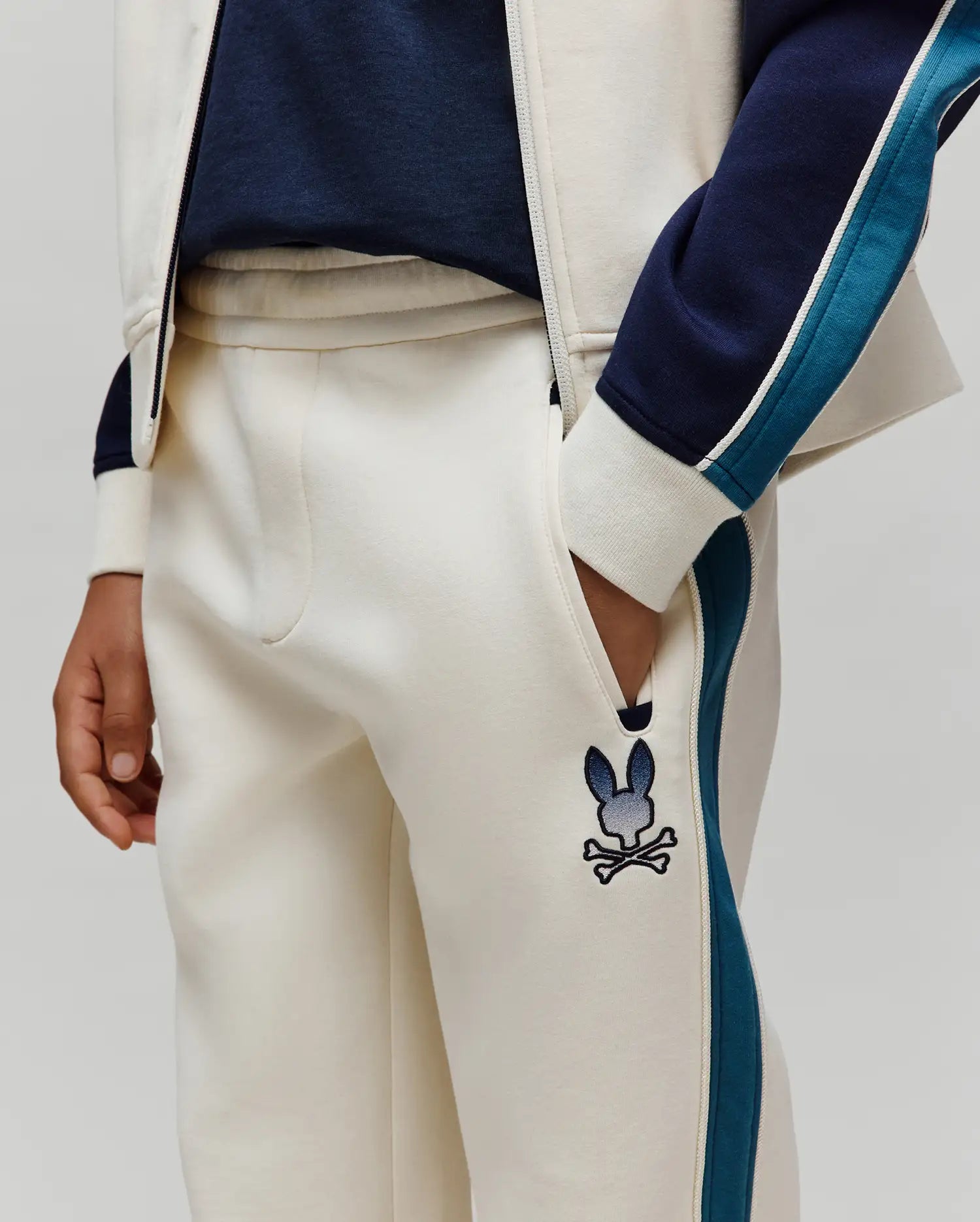 KIDS CASPIAN CONTRAST STRIPE TRACK PANT - KB0800023 - Image 2