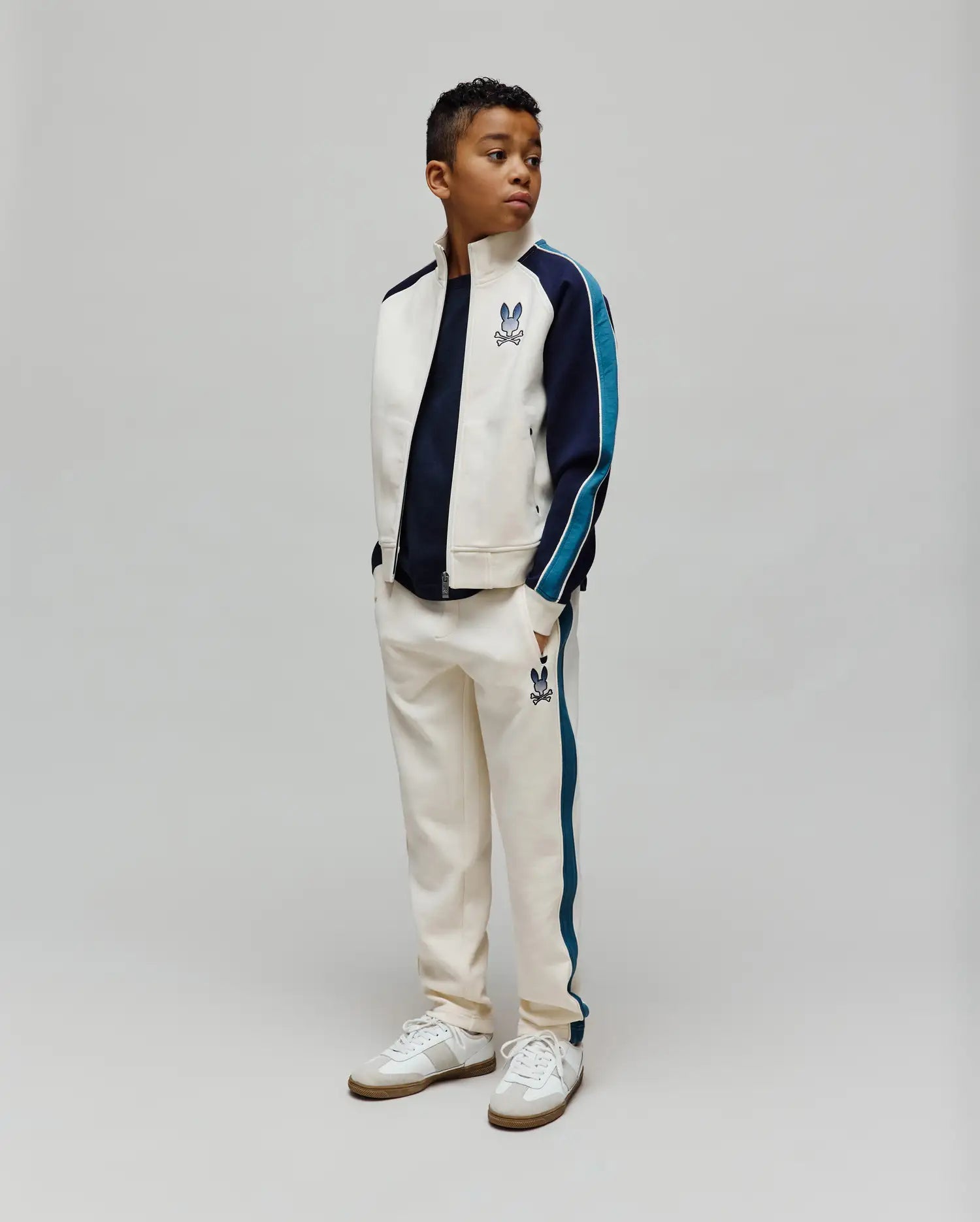 KIDS CASPIAN CONTRAST STRIPE TRACK PANT - KB0800023 - Image 4