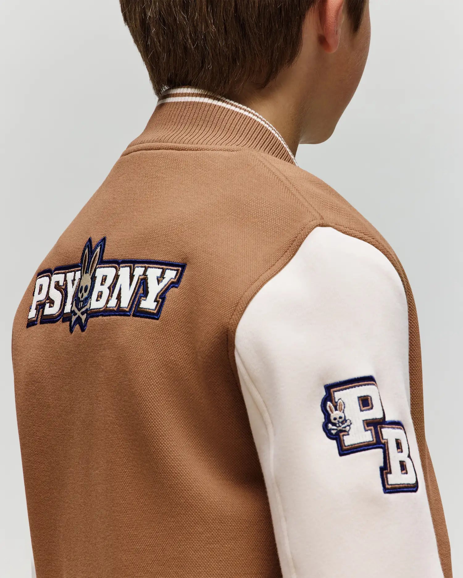 KIDS WADE KNIT VARSITY BOMBER - KO1100001 - Image 4