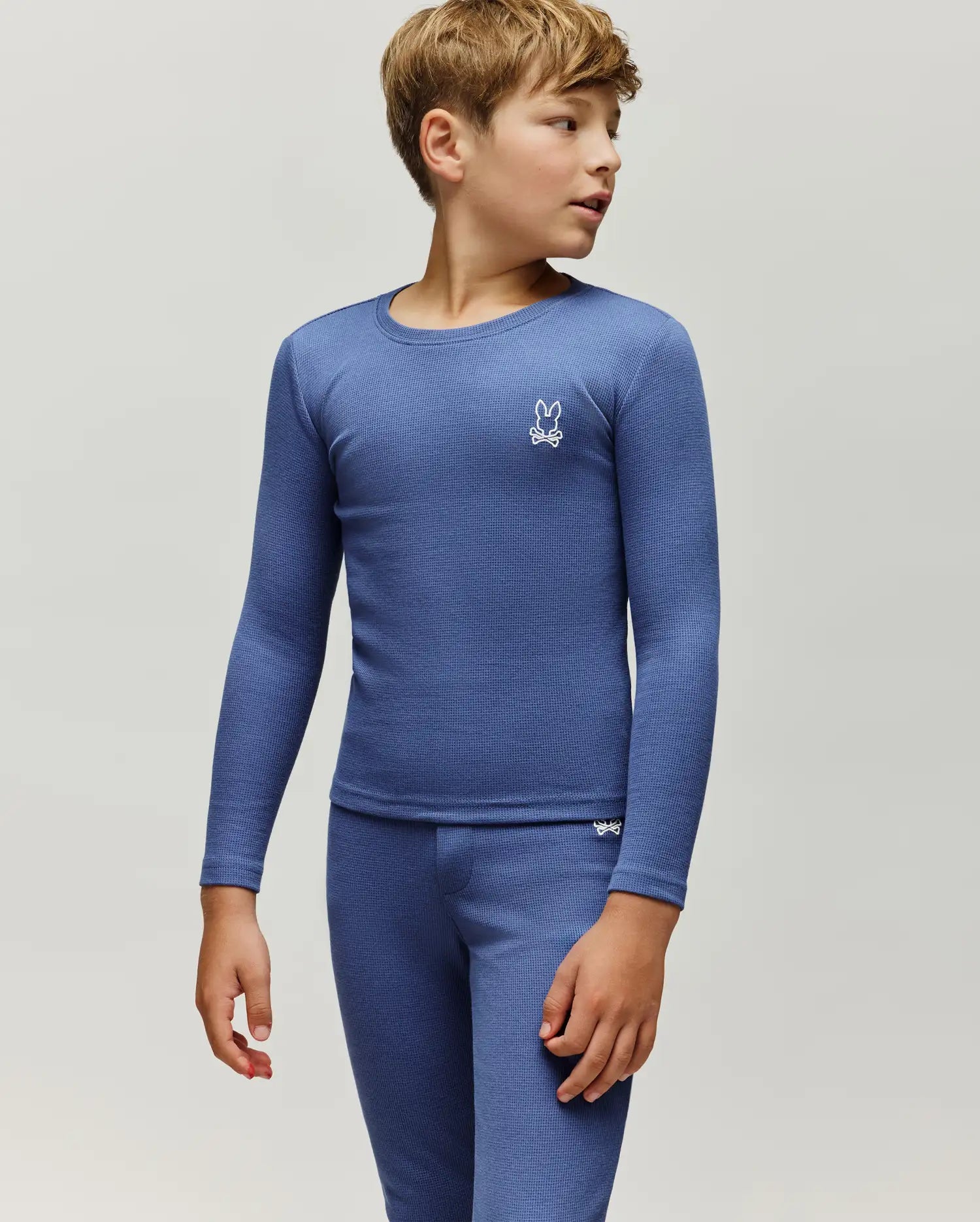 KIDS NOE LONG SLEEVE WAFFLE TEE - KO1400005 - Image 3