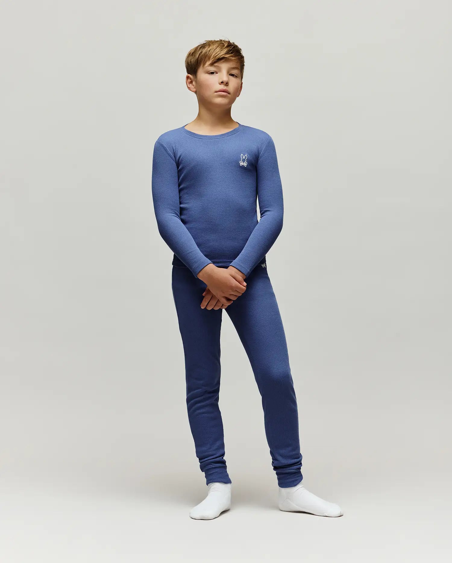 KIDS NOE LONG SLEEVE WAFFLE TEE - KO1400005 - Image 4