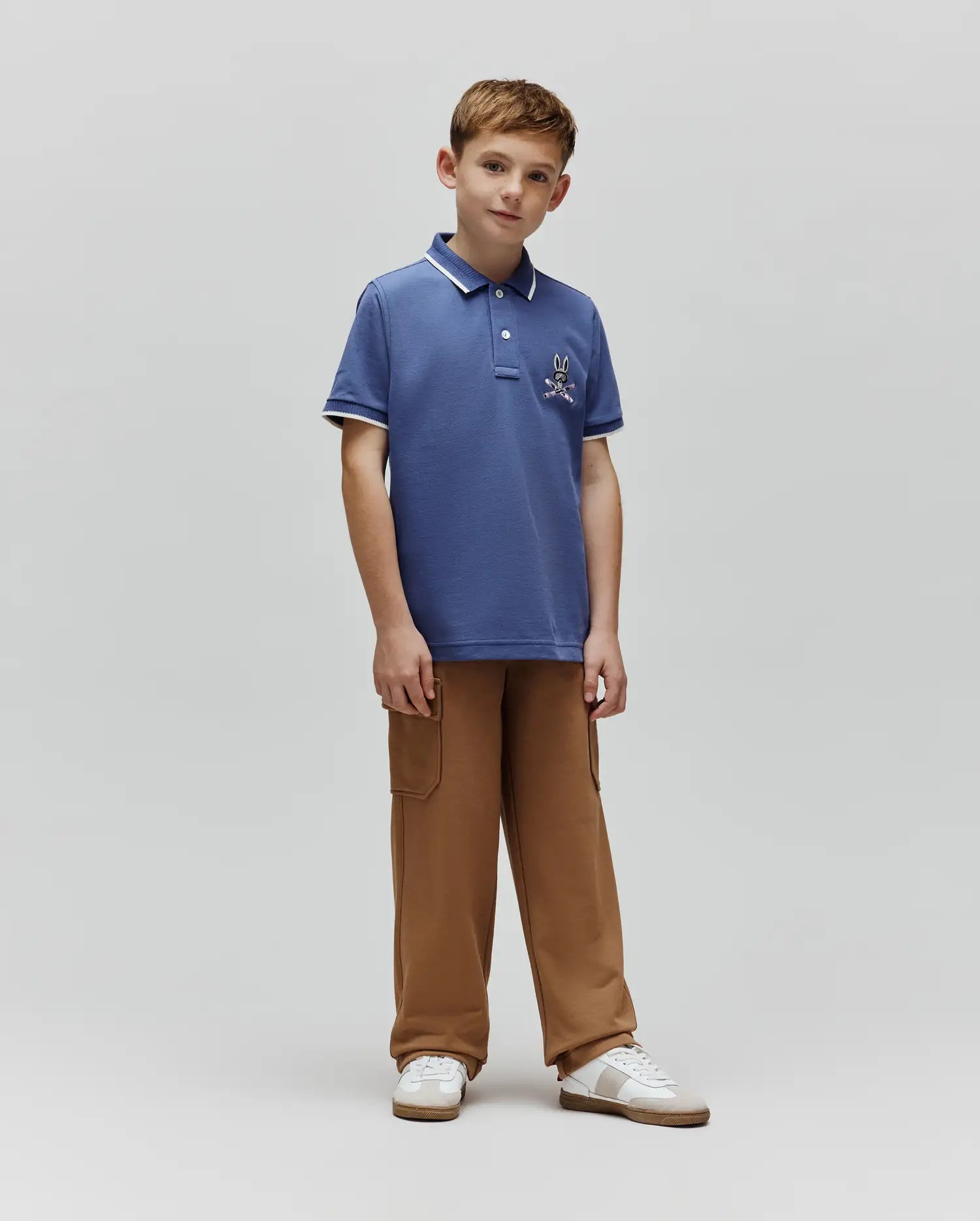 KIDS INDIGO BUNNY PIQUE POLO - KT0100057 - Image 4