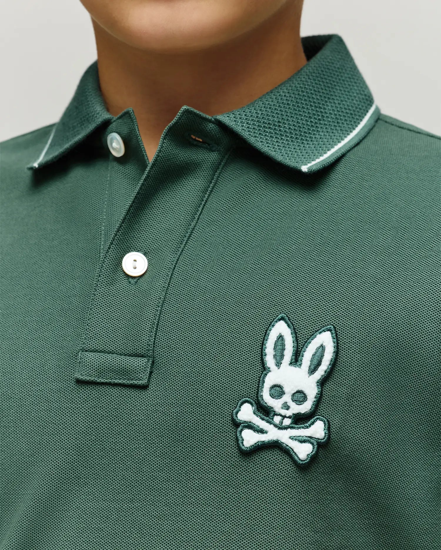 KIDS TATE BUNNY PIQUE POLO - KT0100063 - Image 2