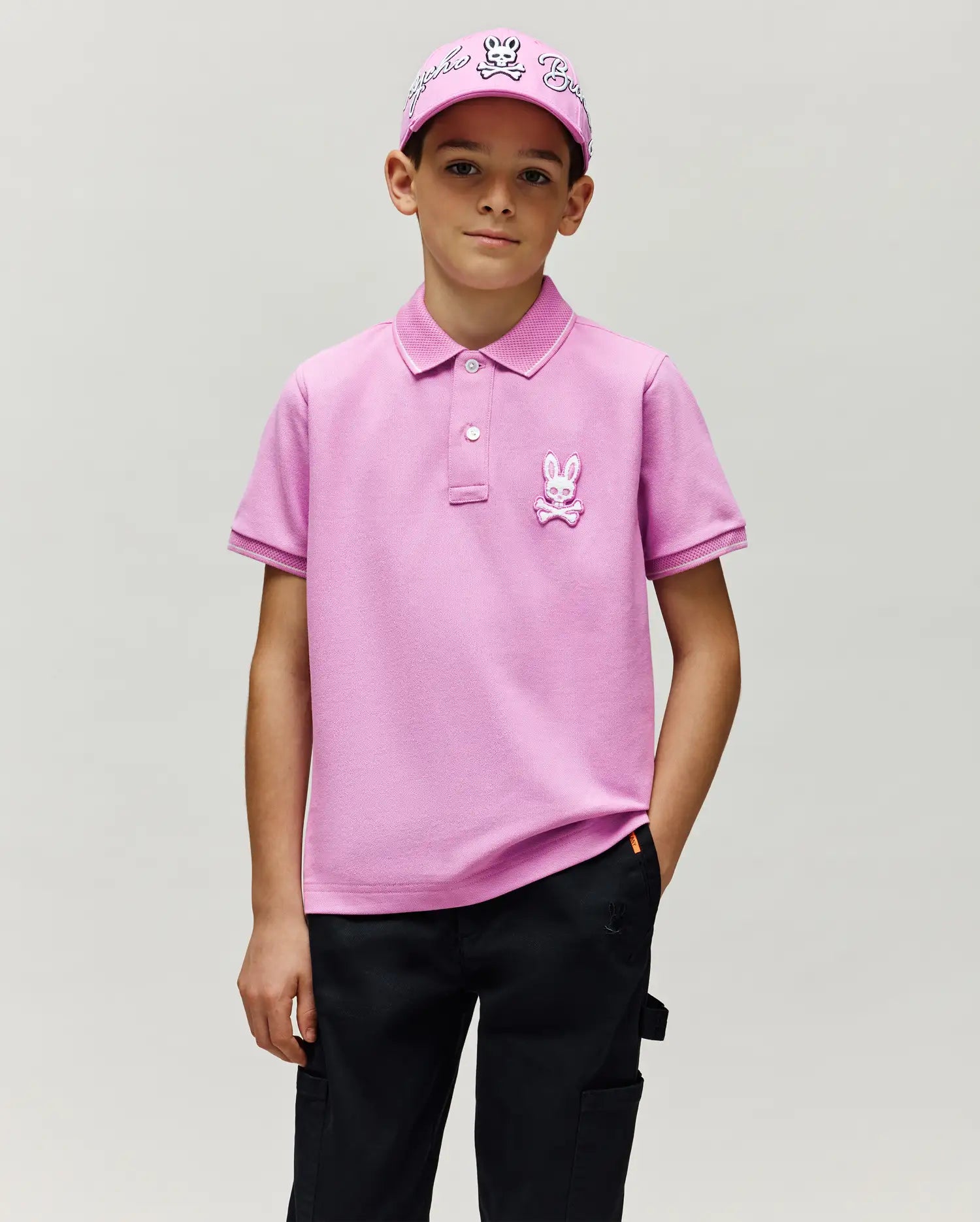 KIDS TATE BUNNY PIQUE POLO - KT0100063