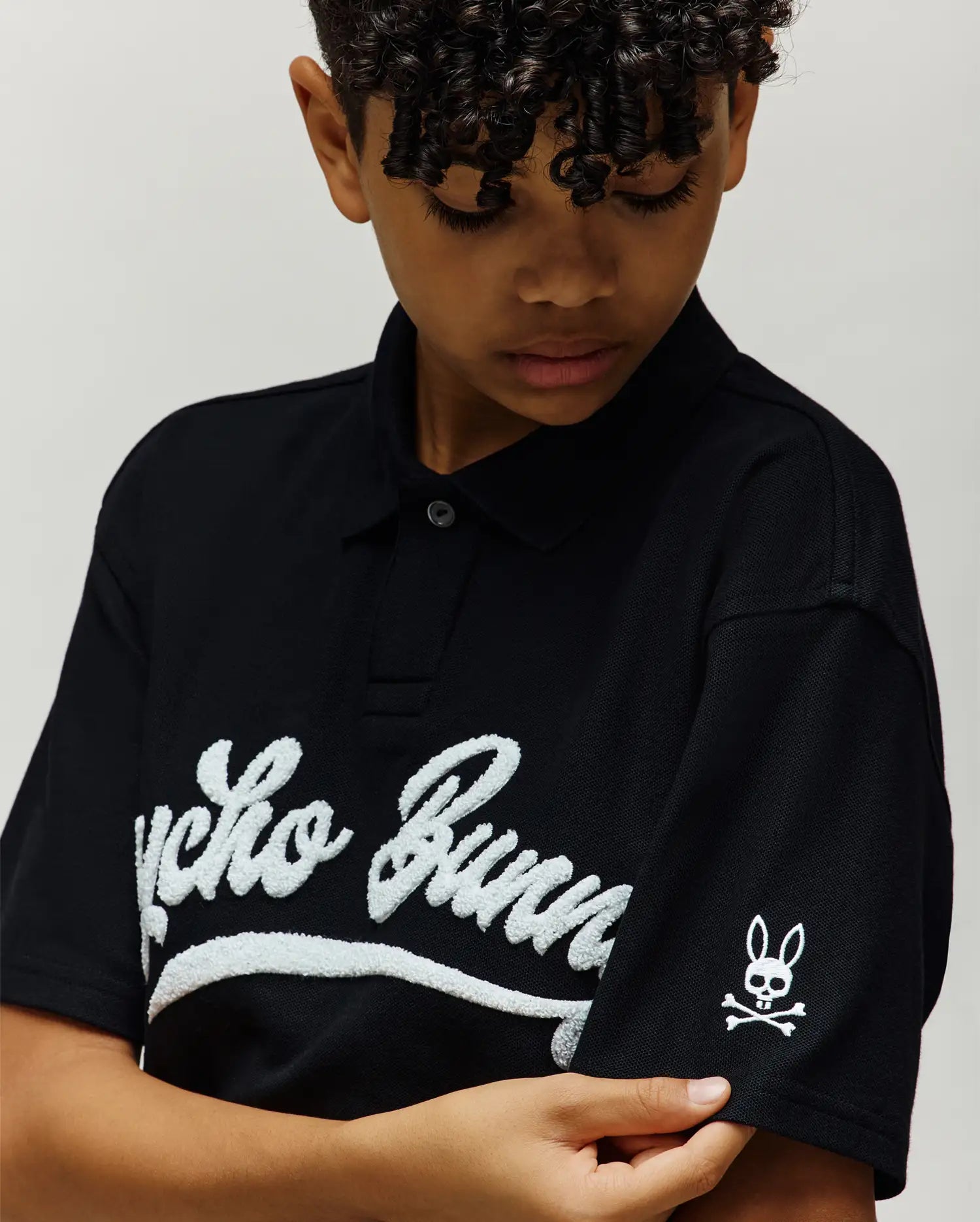 KIDS TATE WORDMARK PIQUE POLO - KT0100070 - Image 2