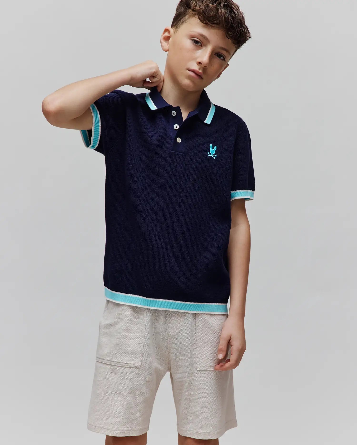 KIDS DAX KNIT POLO - KT0100091