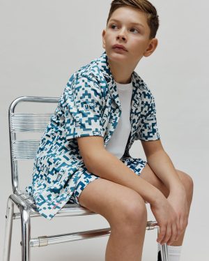 KIDS JOSH JACQUARD SHIRT - KT0300017