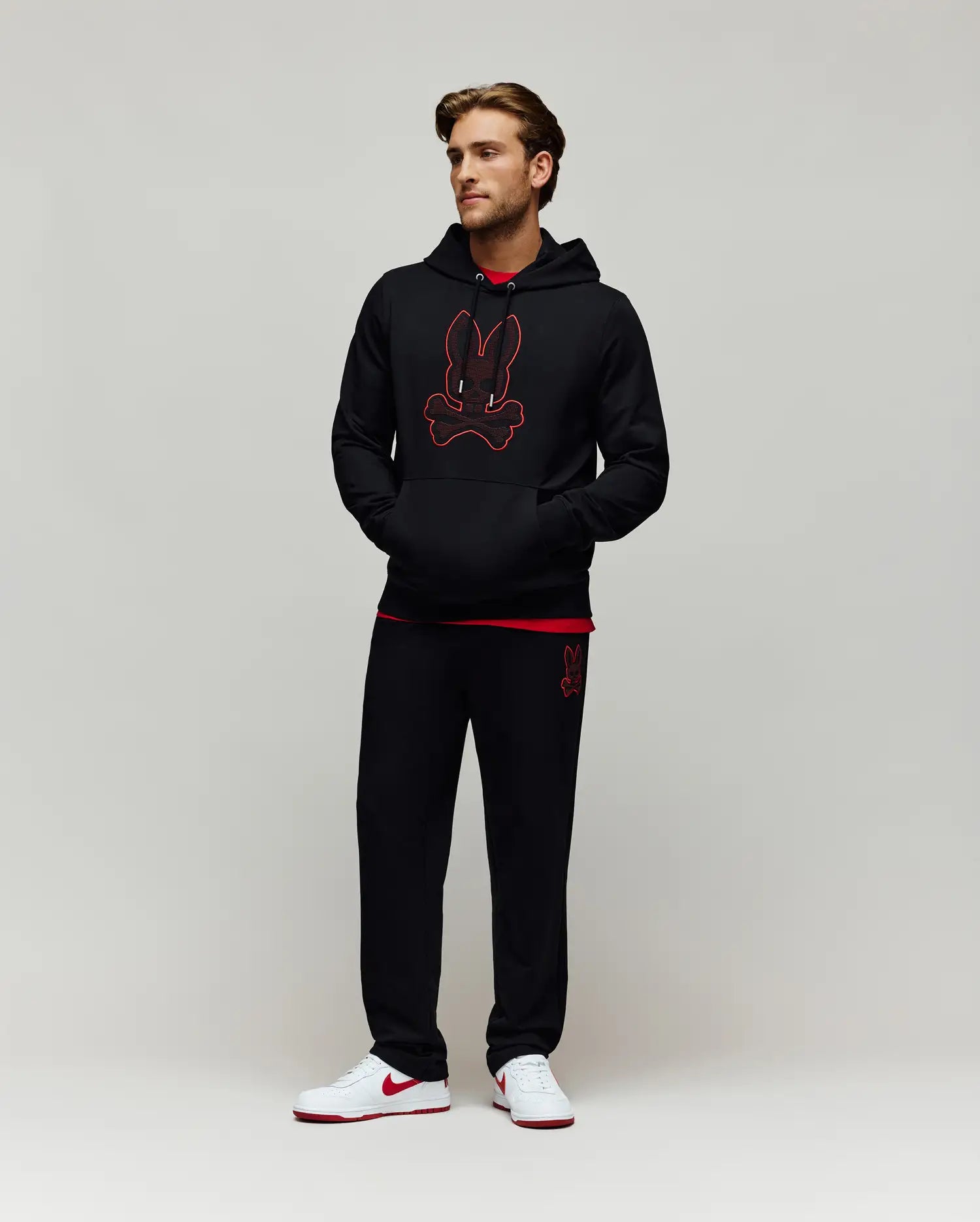 MENS JOVAN RAISED DOTTED PRINT SWEATPANT - MB0800034 - Image 5