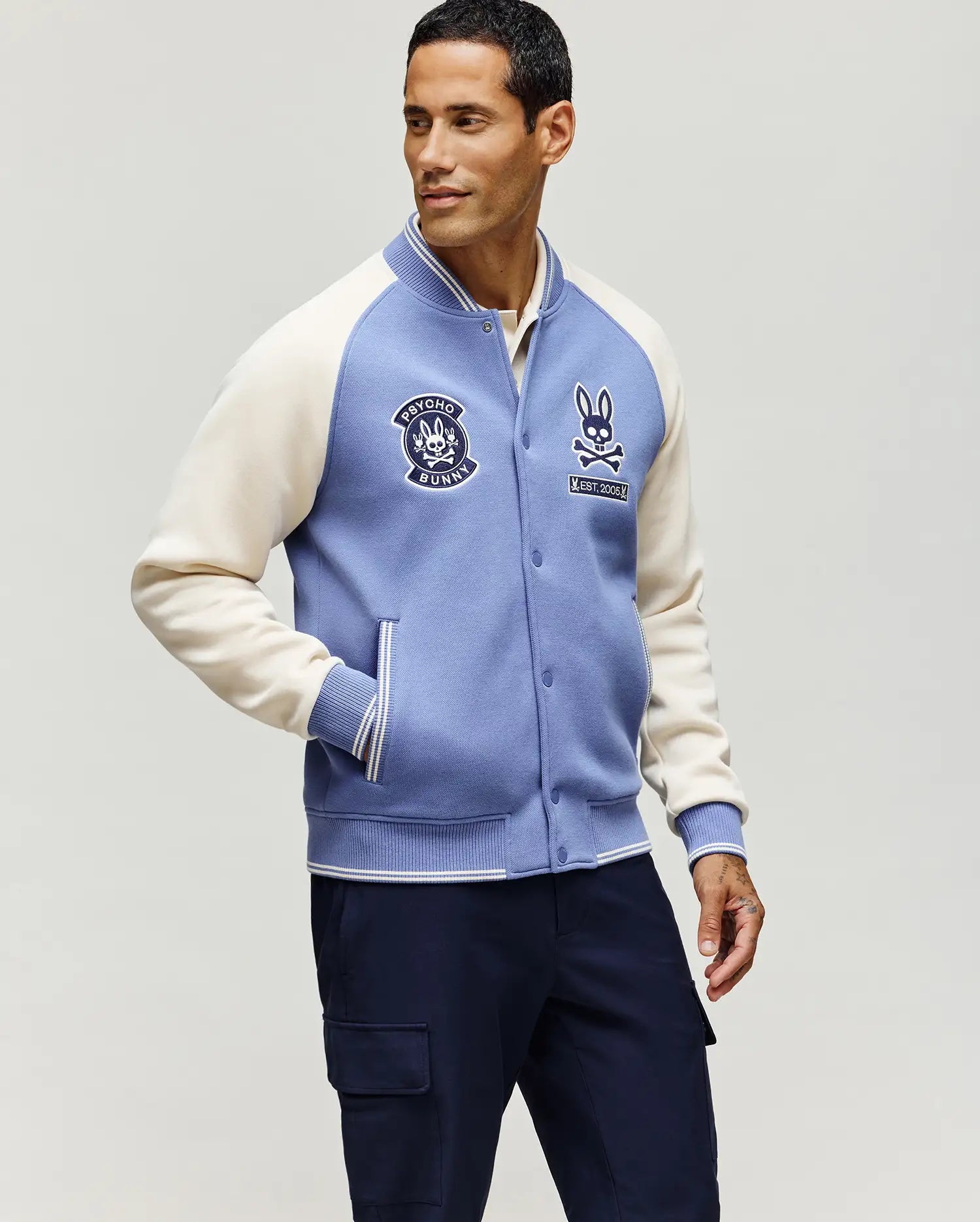 MENS RYDER KNIT VARSITY BOMBER - MO1100034 - Image 4