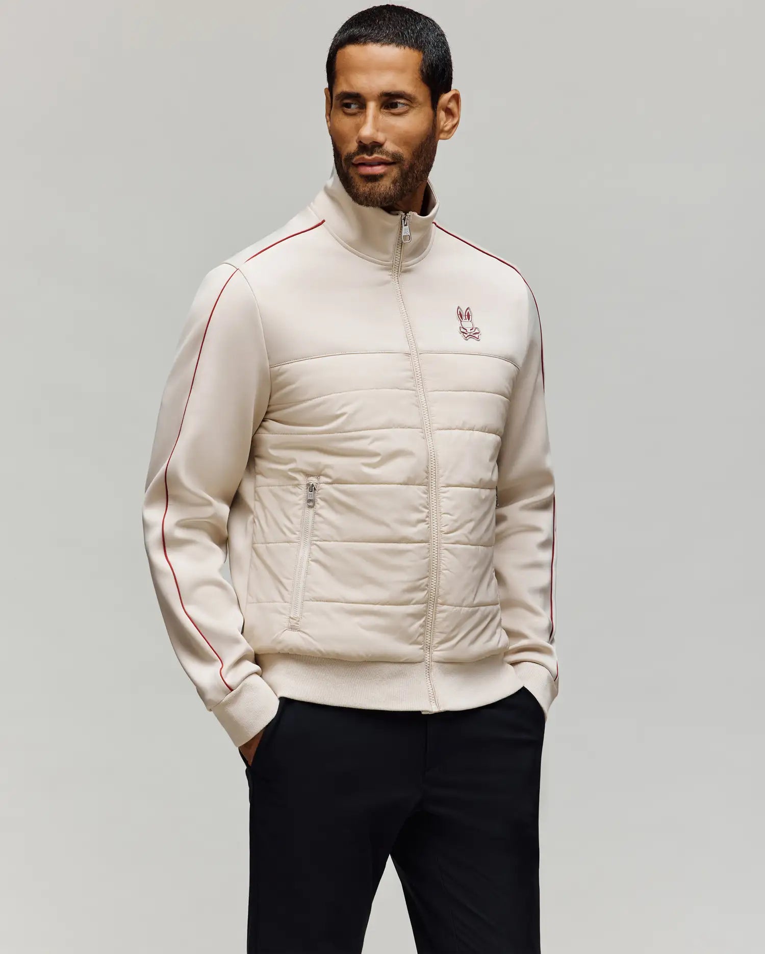 MENS SYLAS MIX MEDIA JACKET - MO1100037 - Image 3