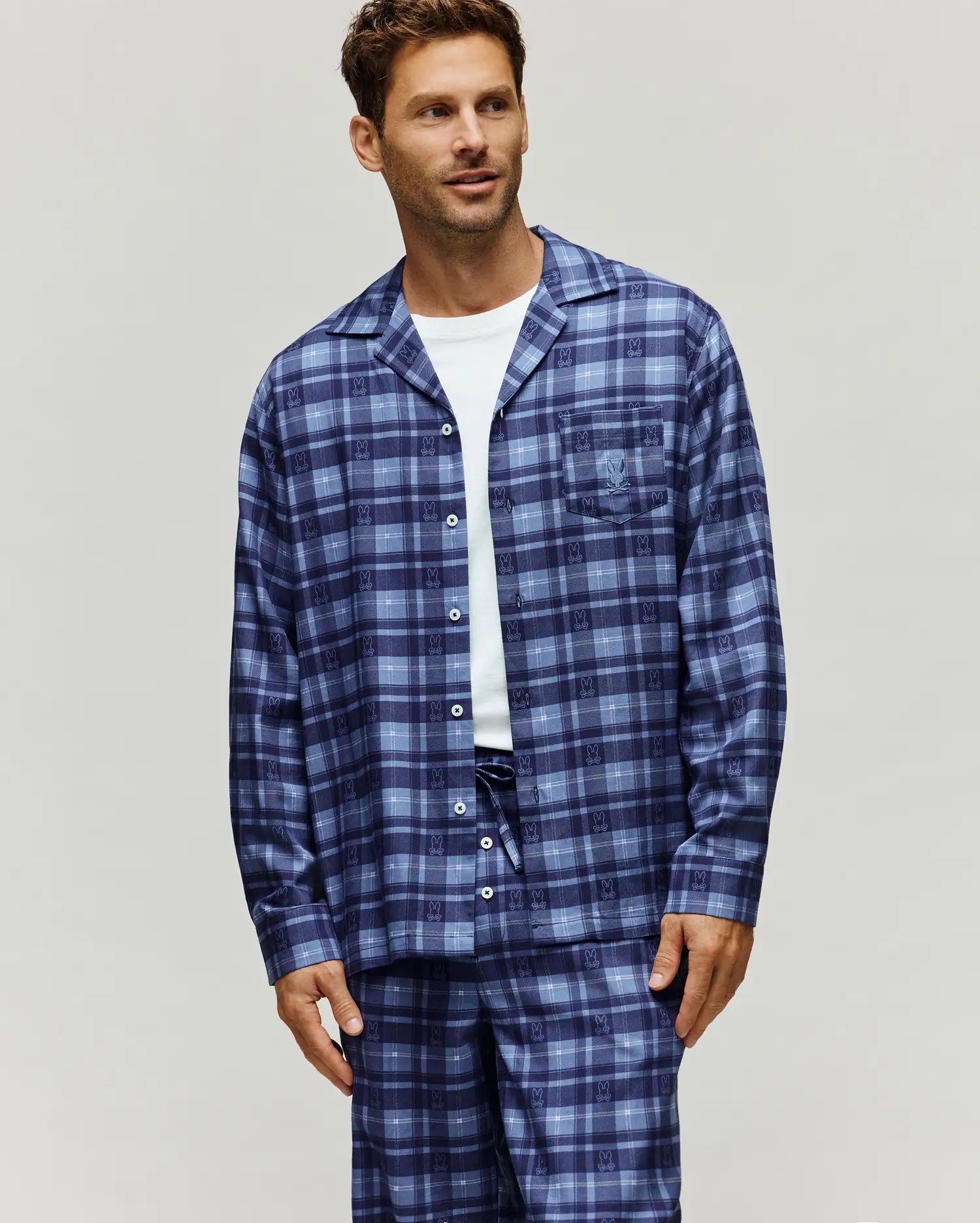 MENS IVO FLANNEL PAJAMA SET - MO1400016 - Image 2