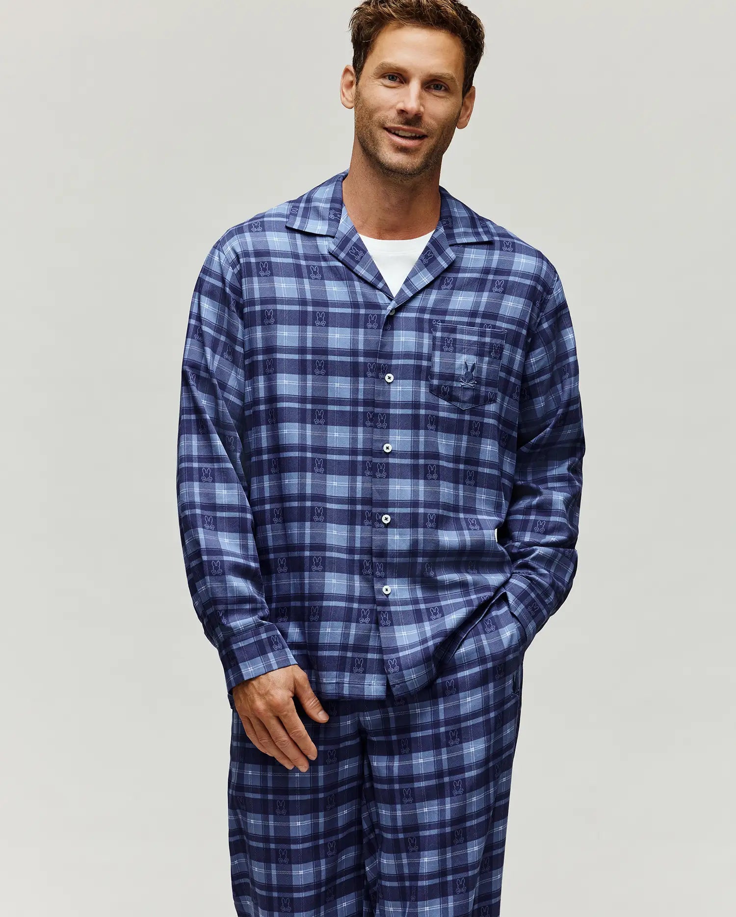 MENS IVO FLANNEL PAJAMA SET - MO1400016 - Image 4