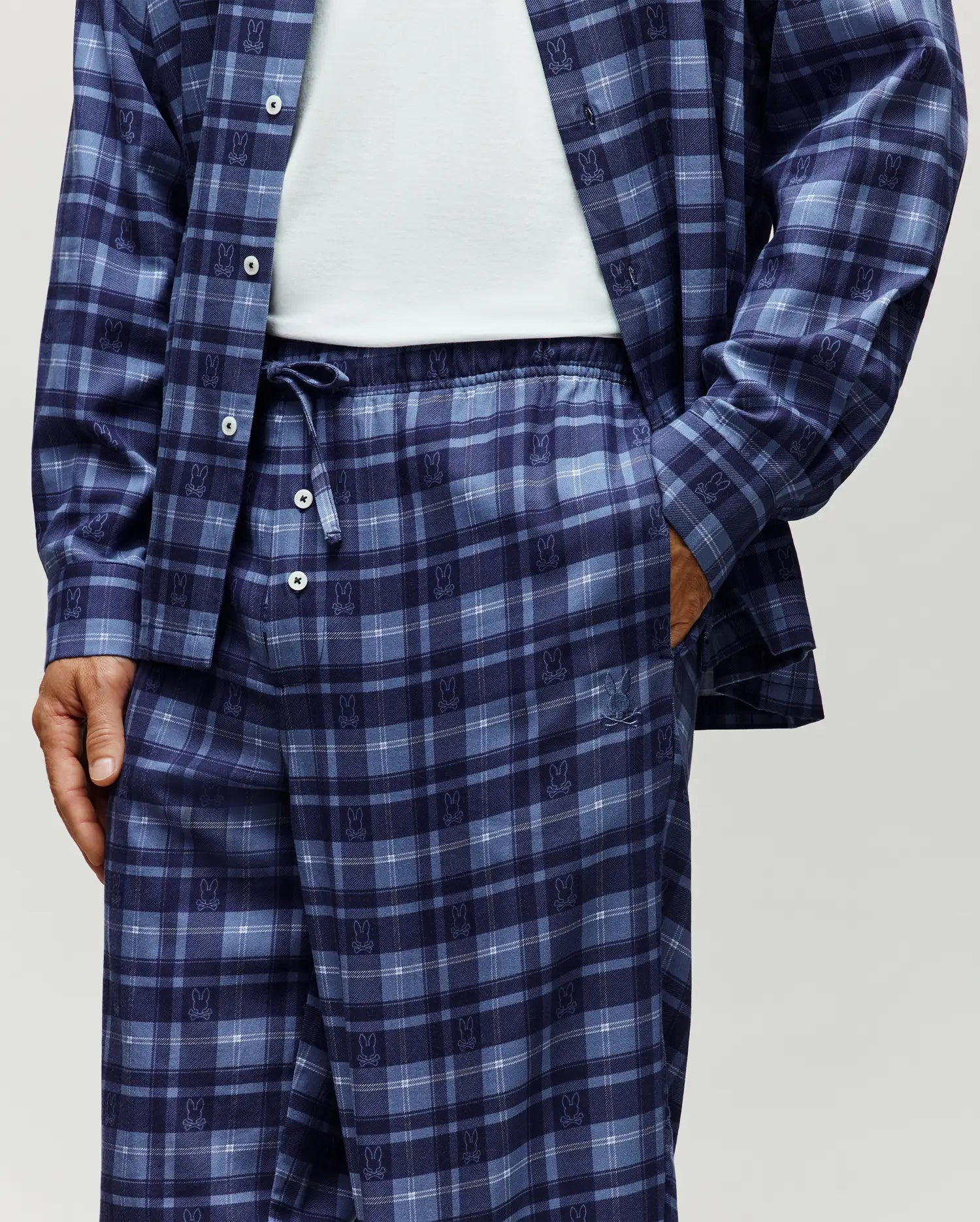 MENS IVO FLANNEL PAJAMA SET - MO1400016 - Image 6