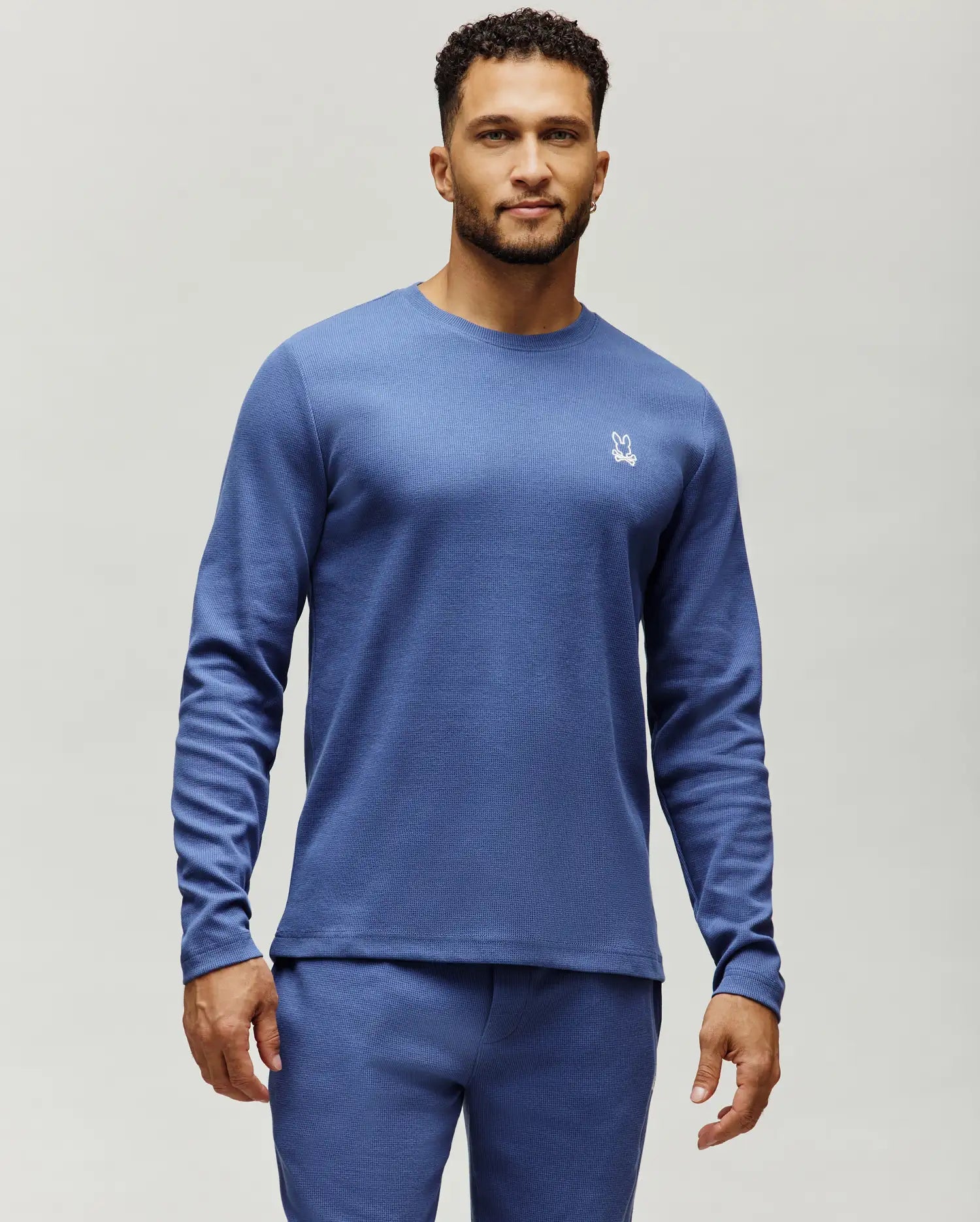 MENS NOE WAFFLE LOUNGE LONG SLEEVE TEE - MO1400026