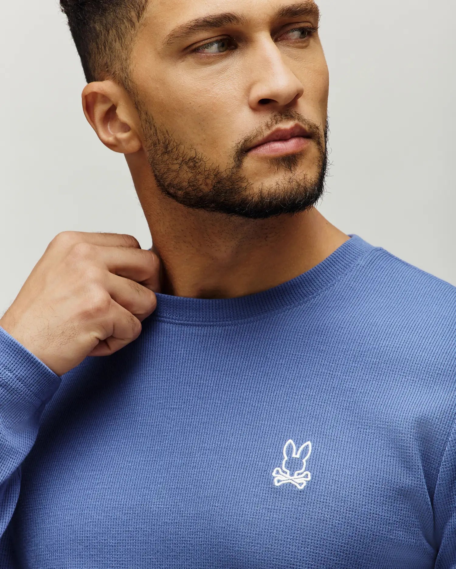 MENS NOE WAFFLE LOUNGE LONG SLEEVE TEE - MO1400026 - Image 2