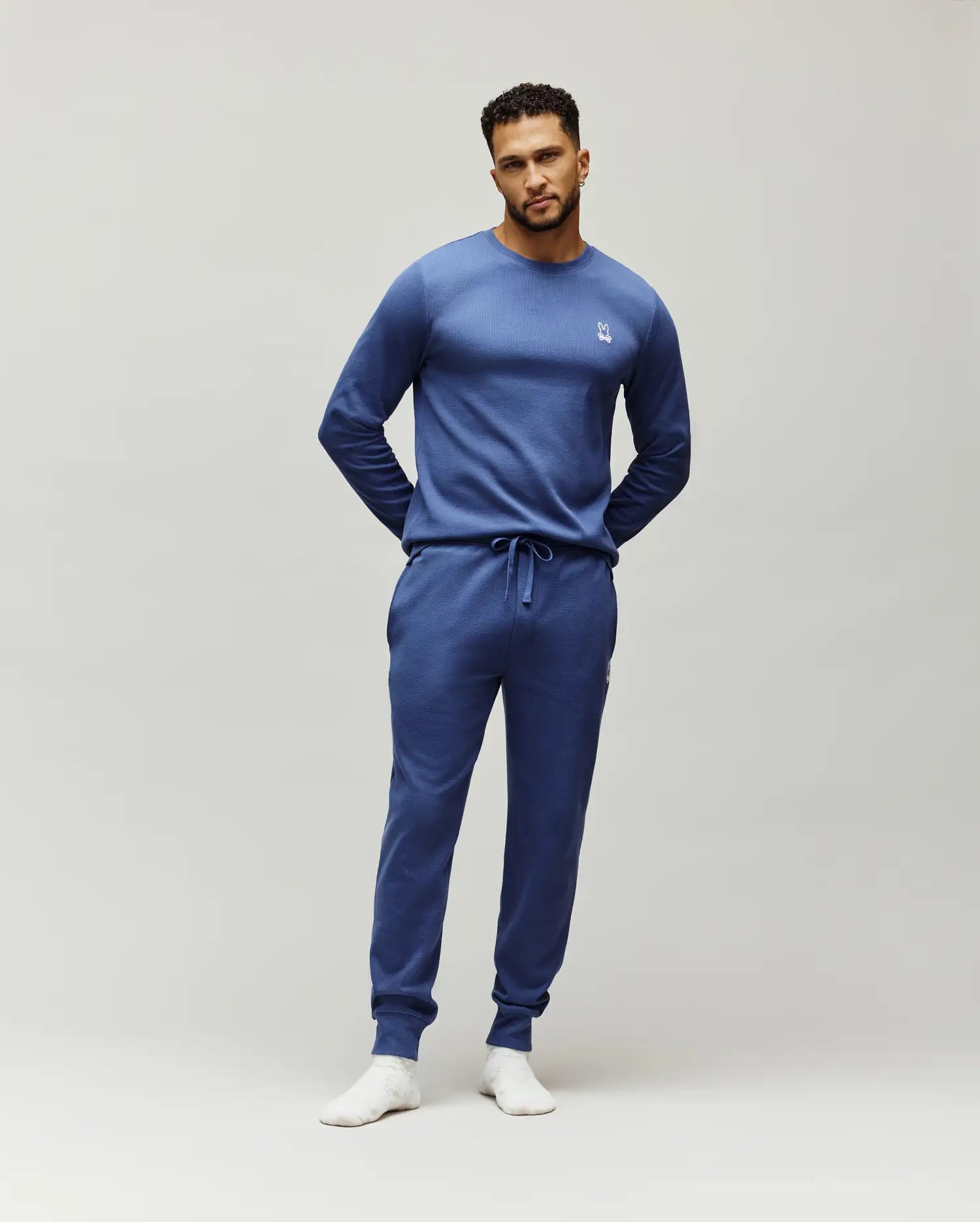 MENS NOE WAFFLE LOUNGE LONG SLEEVE TEE - MO1400026 - Image 4