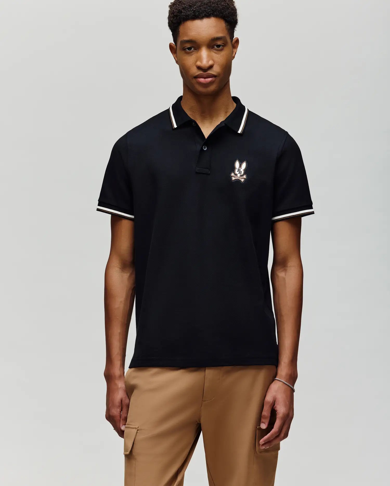 MENS WADE PIQUE POLO SHIRT - MT0100044 - Image 2