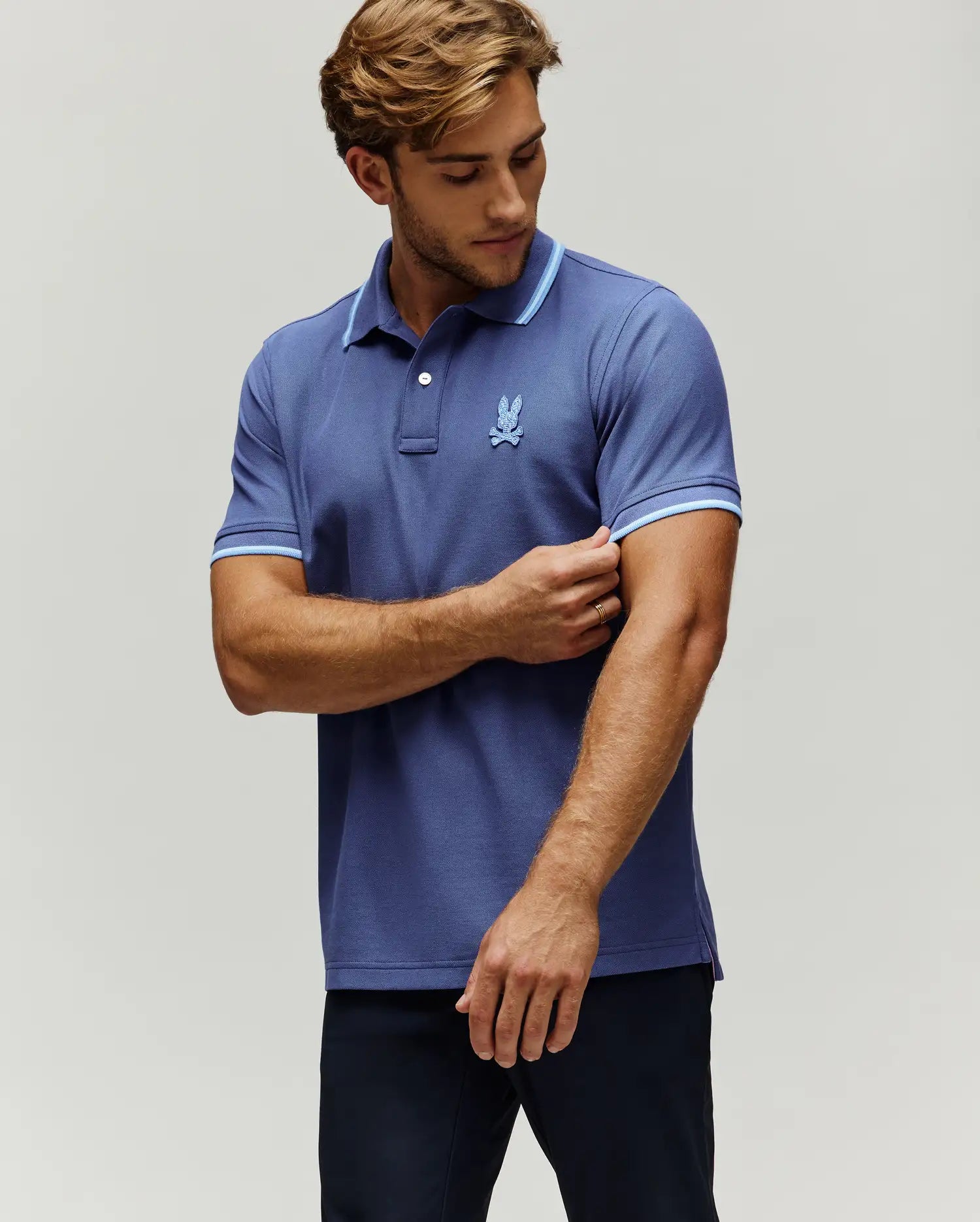MENS GABIN PIQUE POLO - MT0100065 - Image 3