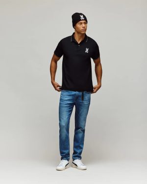 MENS TATE BUNNY PIQUE POLO - MT0100076