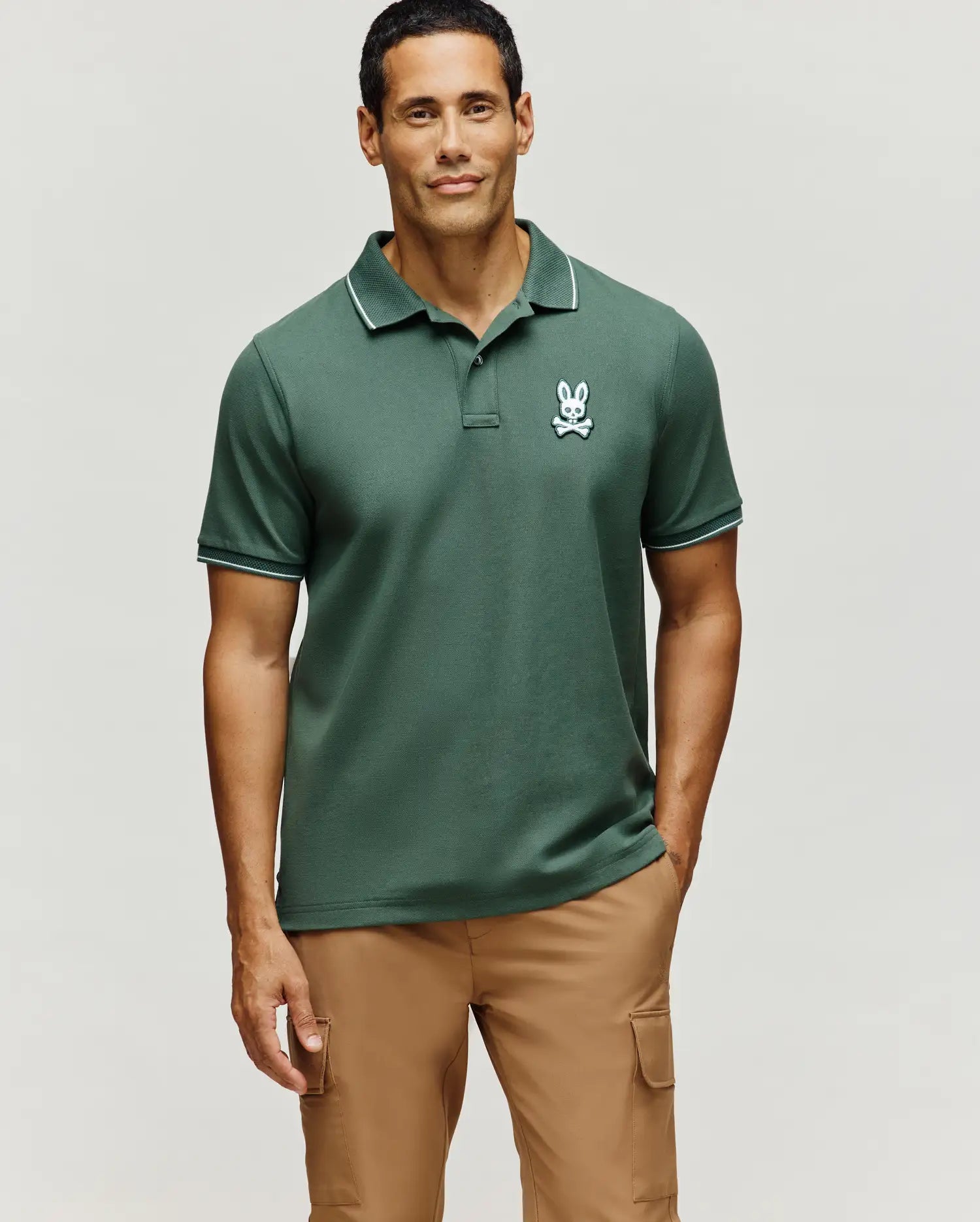 MENS TATE BUNNY PIQUE POLO - MT0100076 - Image 3