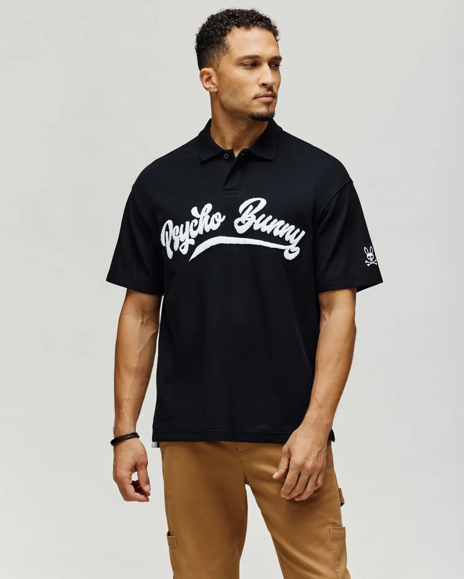 MENS TATE WORDMARK PIQUE POLO - MT0100152 - Image 3