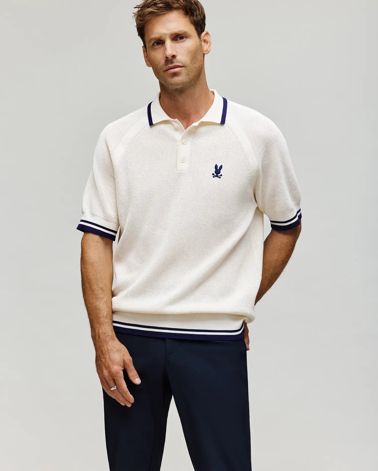 MENS LAZARE KNIT POLO - MT0100165 - Image 3