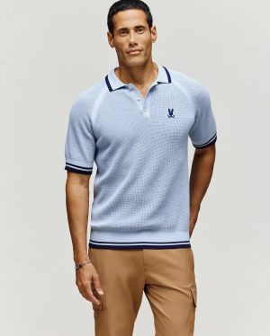 MENS LAZARE KNIT POLO - MT0100165