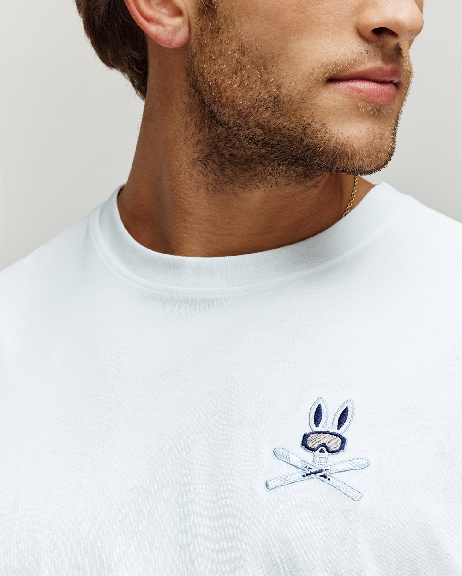 MENS INDIGO OVERSIZED FIT TEE - MT0200262 - Image 4