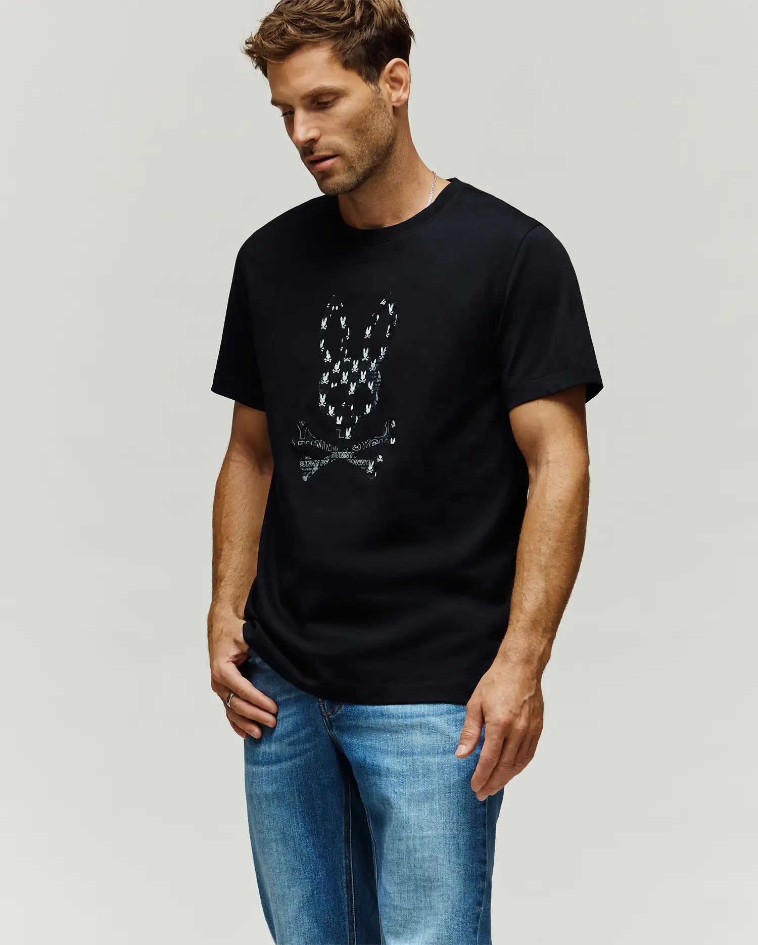 MENS JARVIS BUNNY GRAPHIC TEE - MT0200336 - Image 6