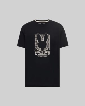 MENS KEON EMBROIDERED GRAPHIC TEE - MT0200403