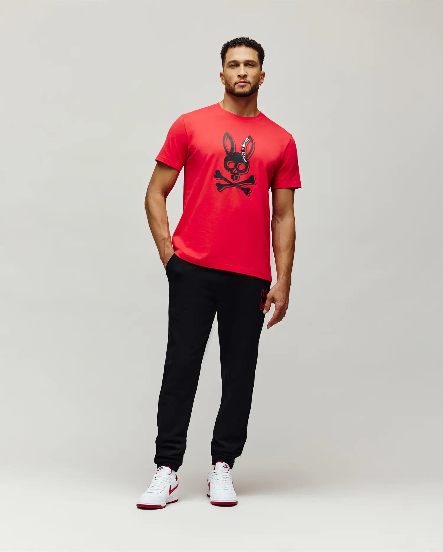 MENS SERGE EMBROIDERED BUNNY GRAPHIC TEE - MT0200405 - Image 5