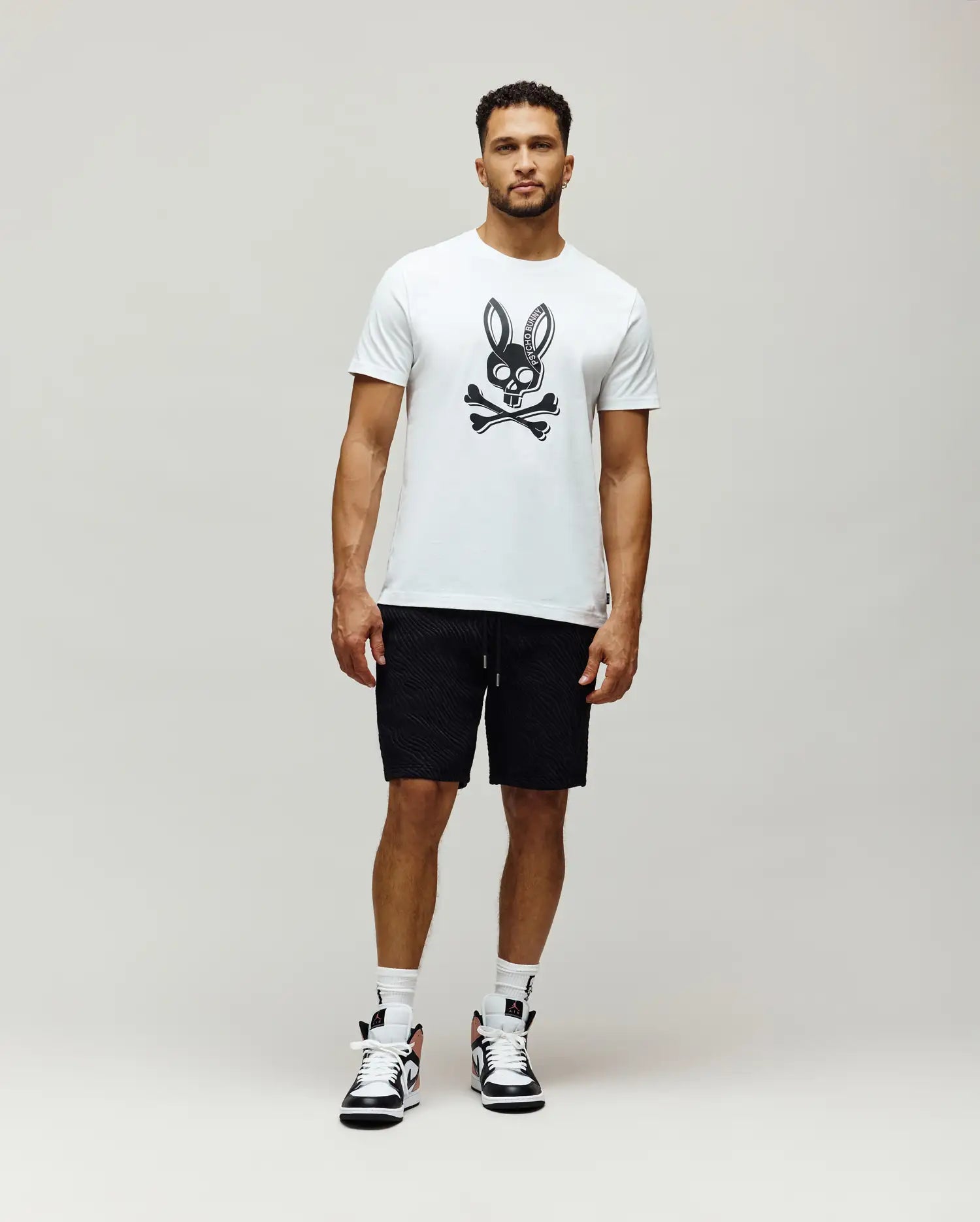 MENS SERGE EMBROIDERED BUNNY GRAPHIC TEE - MT0200405 - Image 4