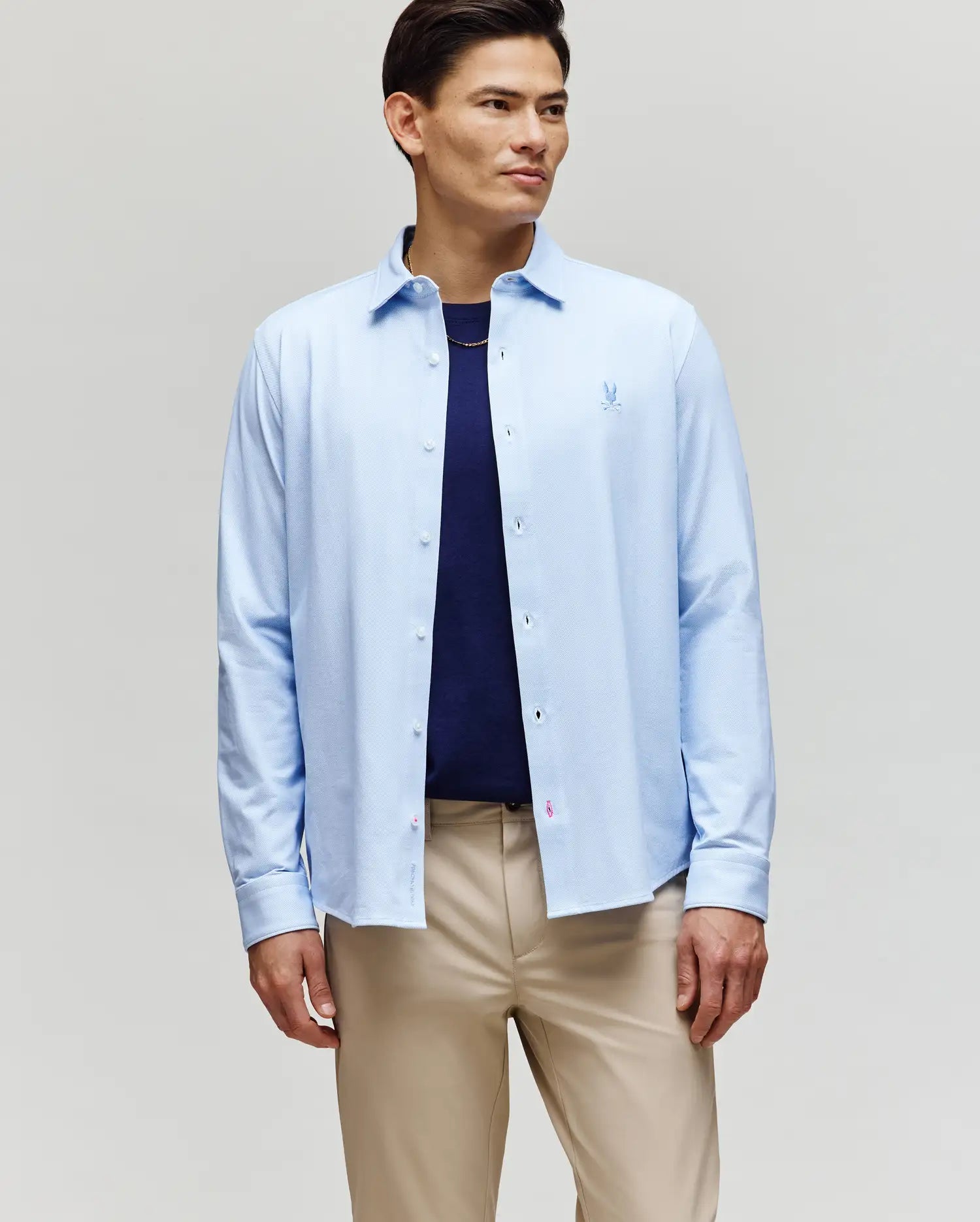 MENS JIM JERSEY STRIPED KNIT SHIRT - MT0300041 - Image 3